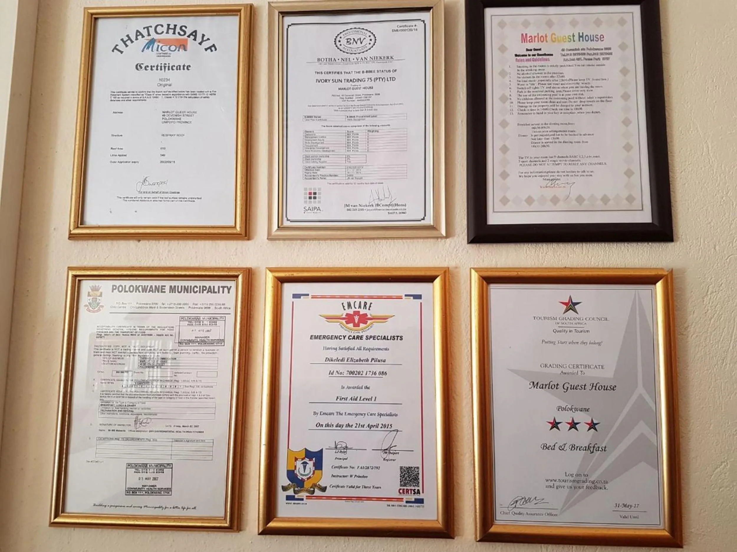 Property logo or sign in Marlot Guest House