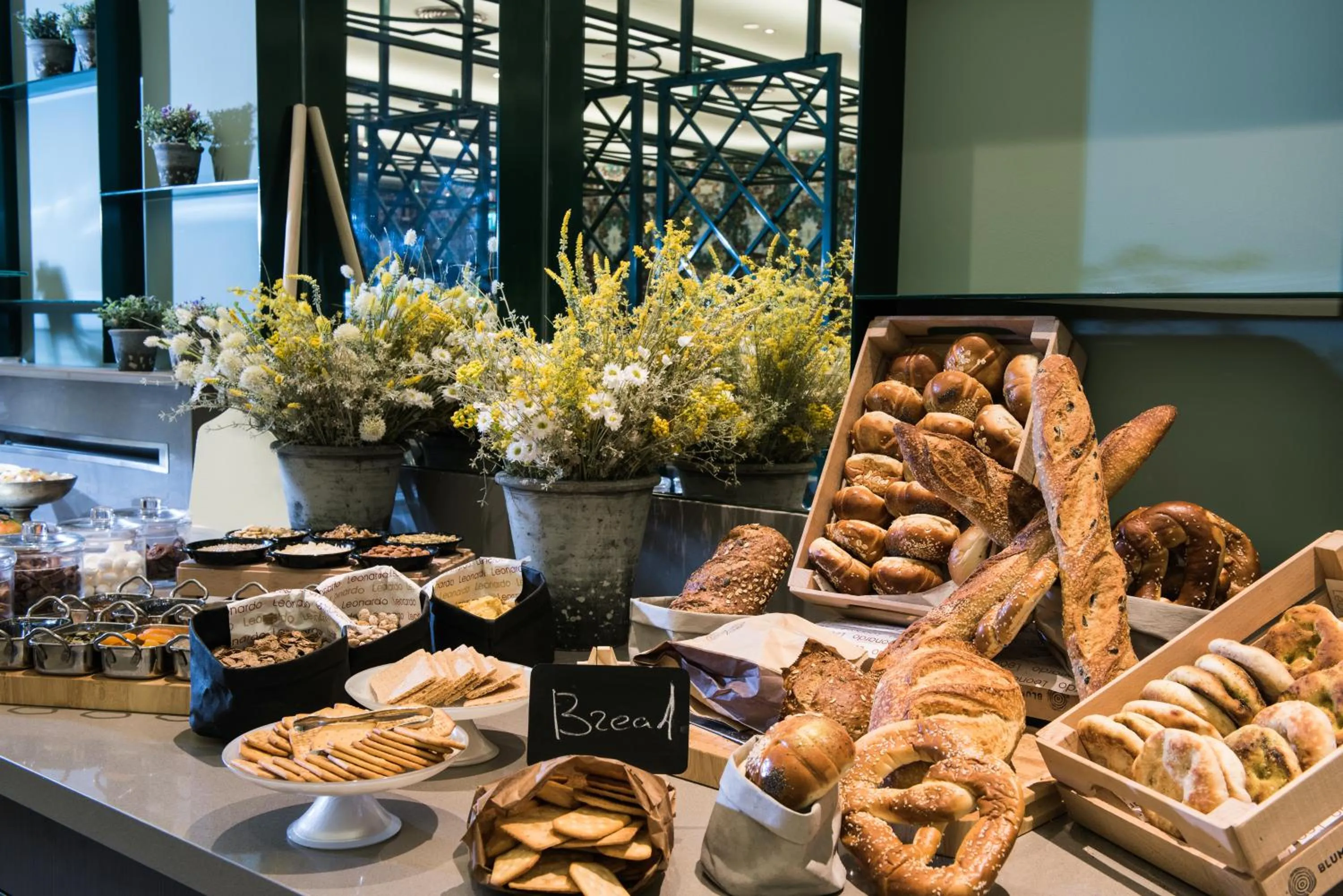 Buffet breakfast in Leonardo Boutique Jerusalem