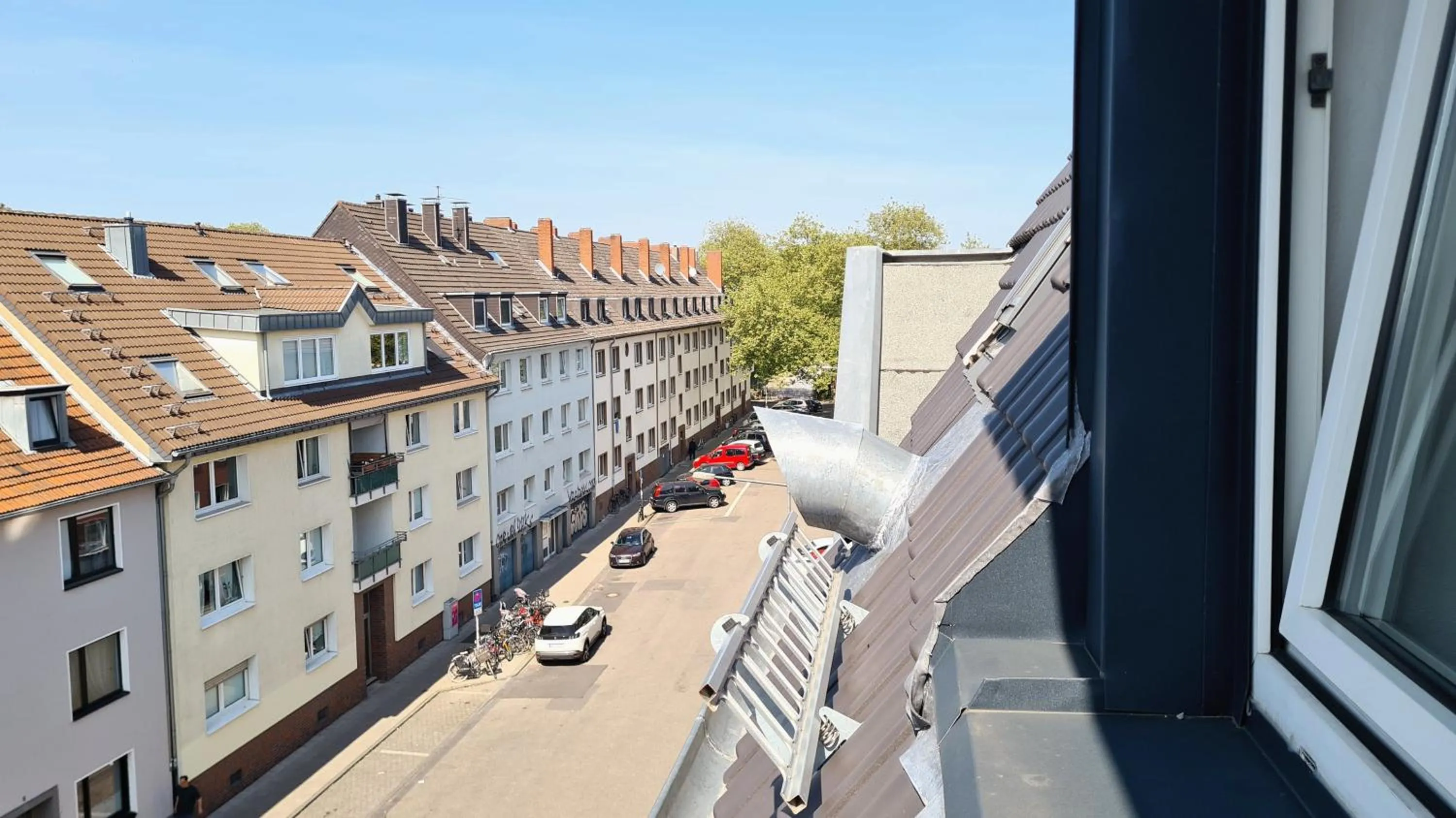 Street view in Weltempfänger Backpacker Hostel