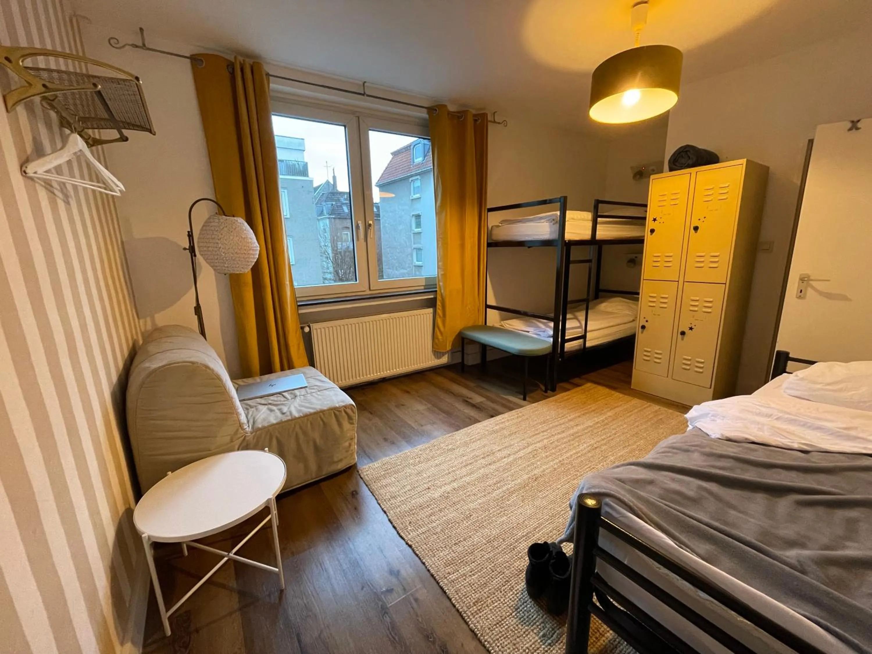 Bed in Weltempfänger Backpacker Hostel