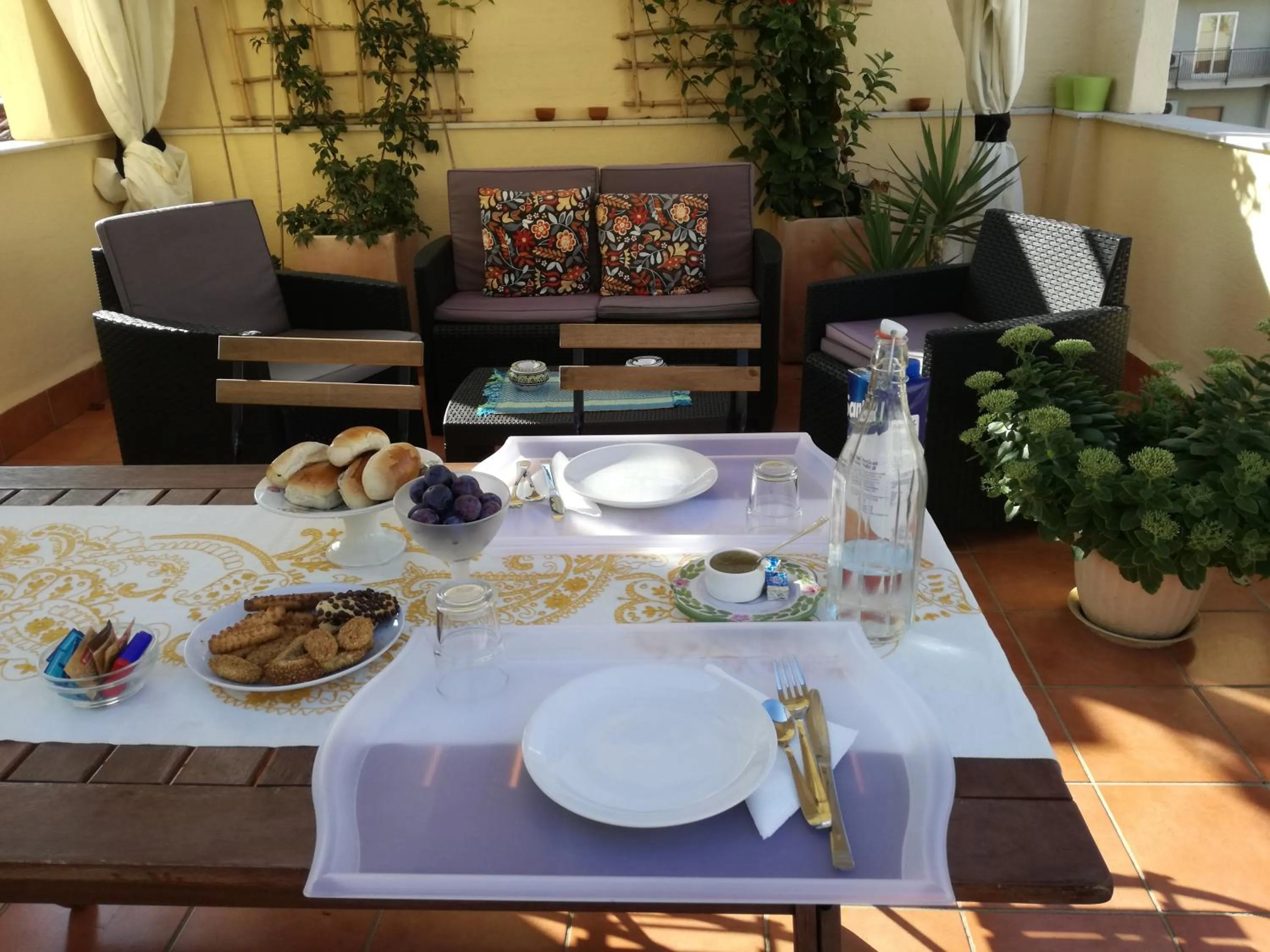 Balcony/Terrace in La terrazza del Sole B&B