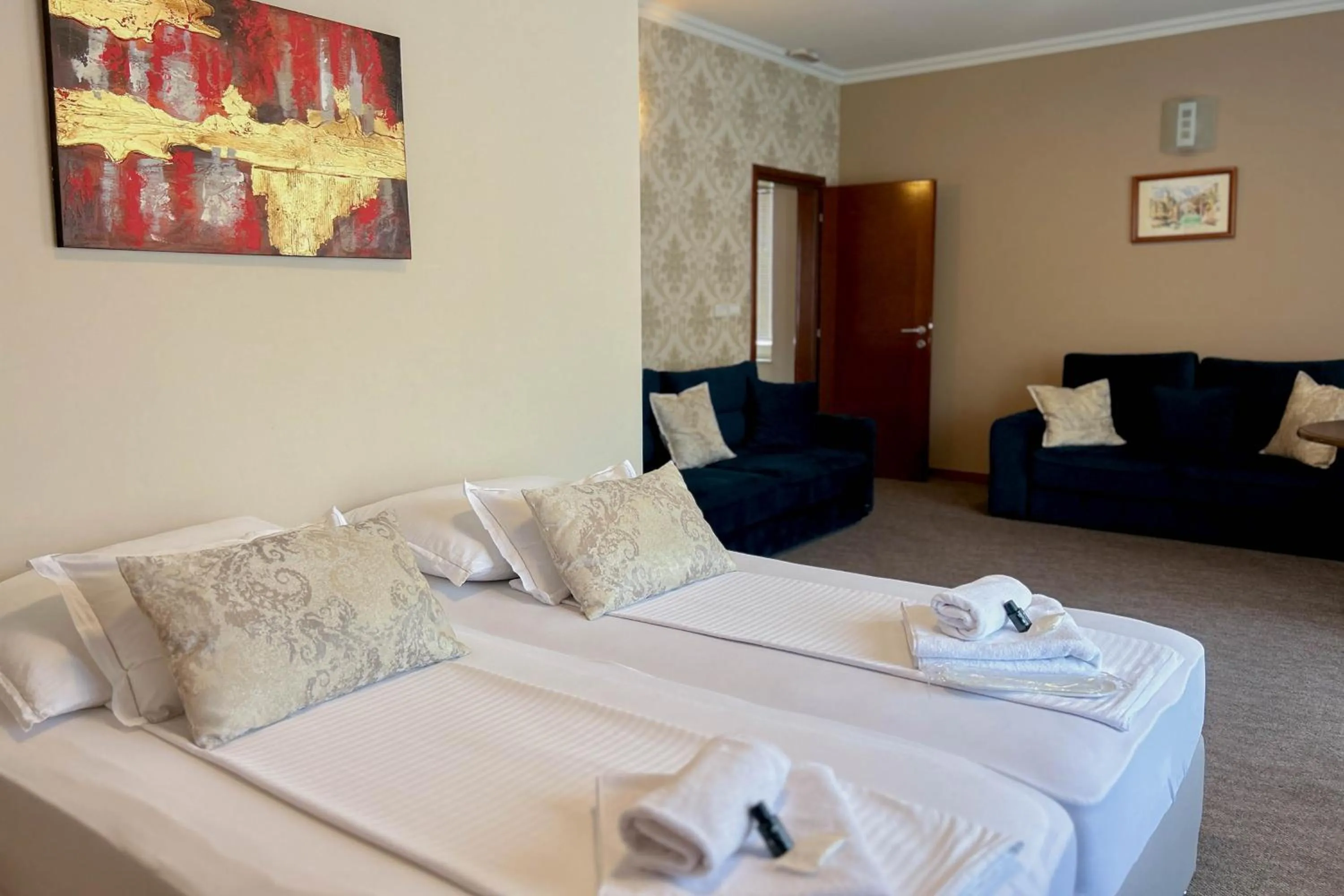 Bed in Hotel Bristol