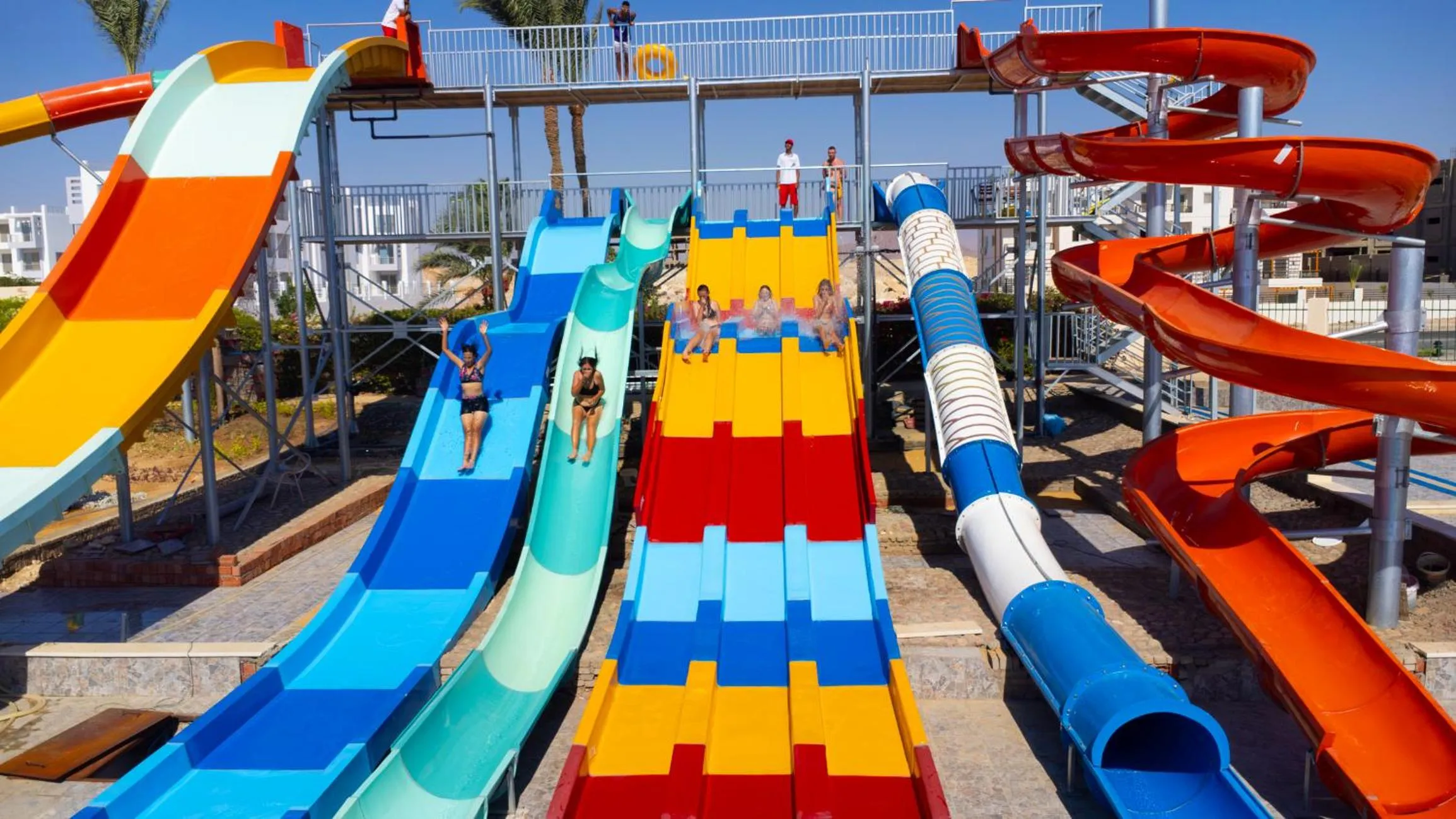 Aqua park in Ivy Cyrene Sharm Resort Adults Friendly Plus 13