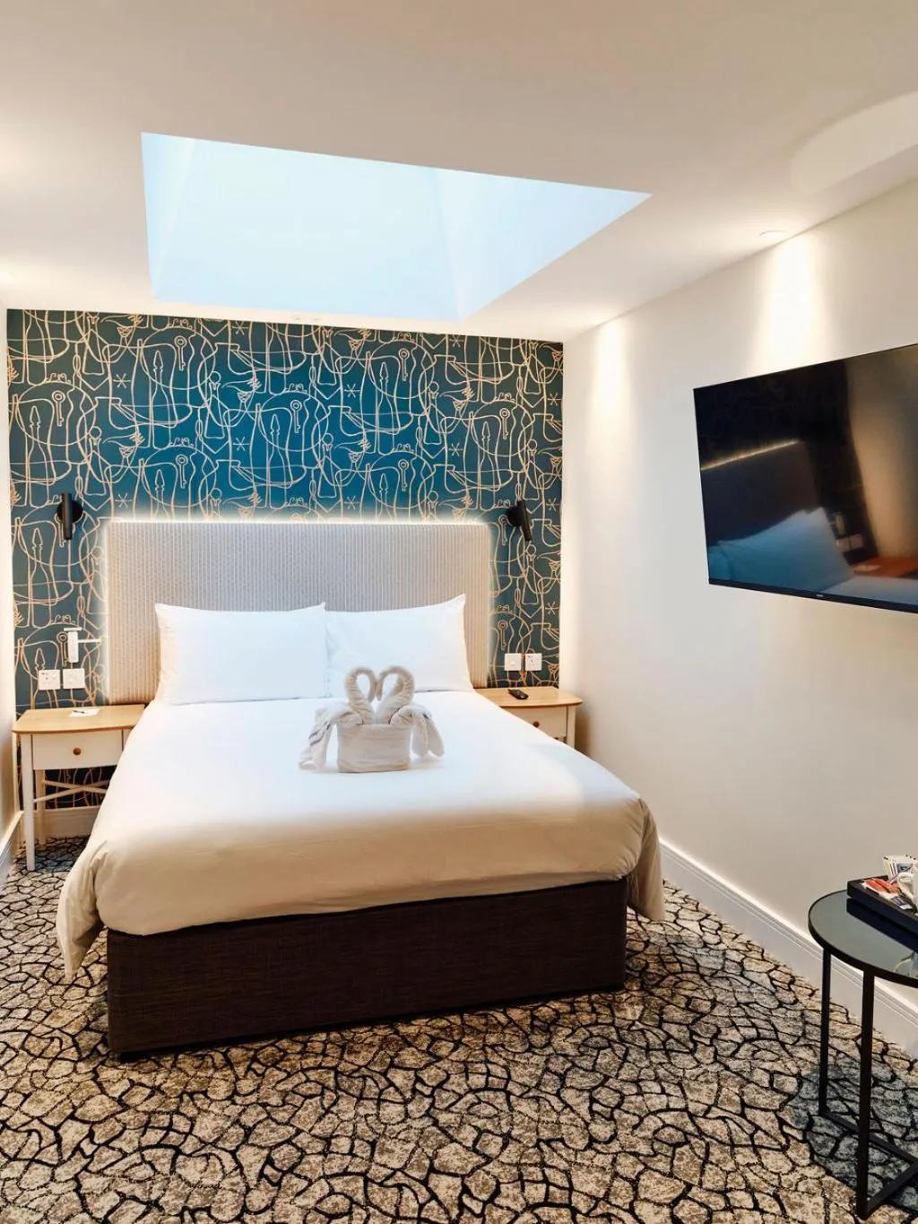 Bedroom, Bed in Hotel De Normandie