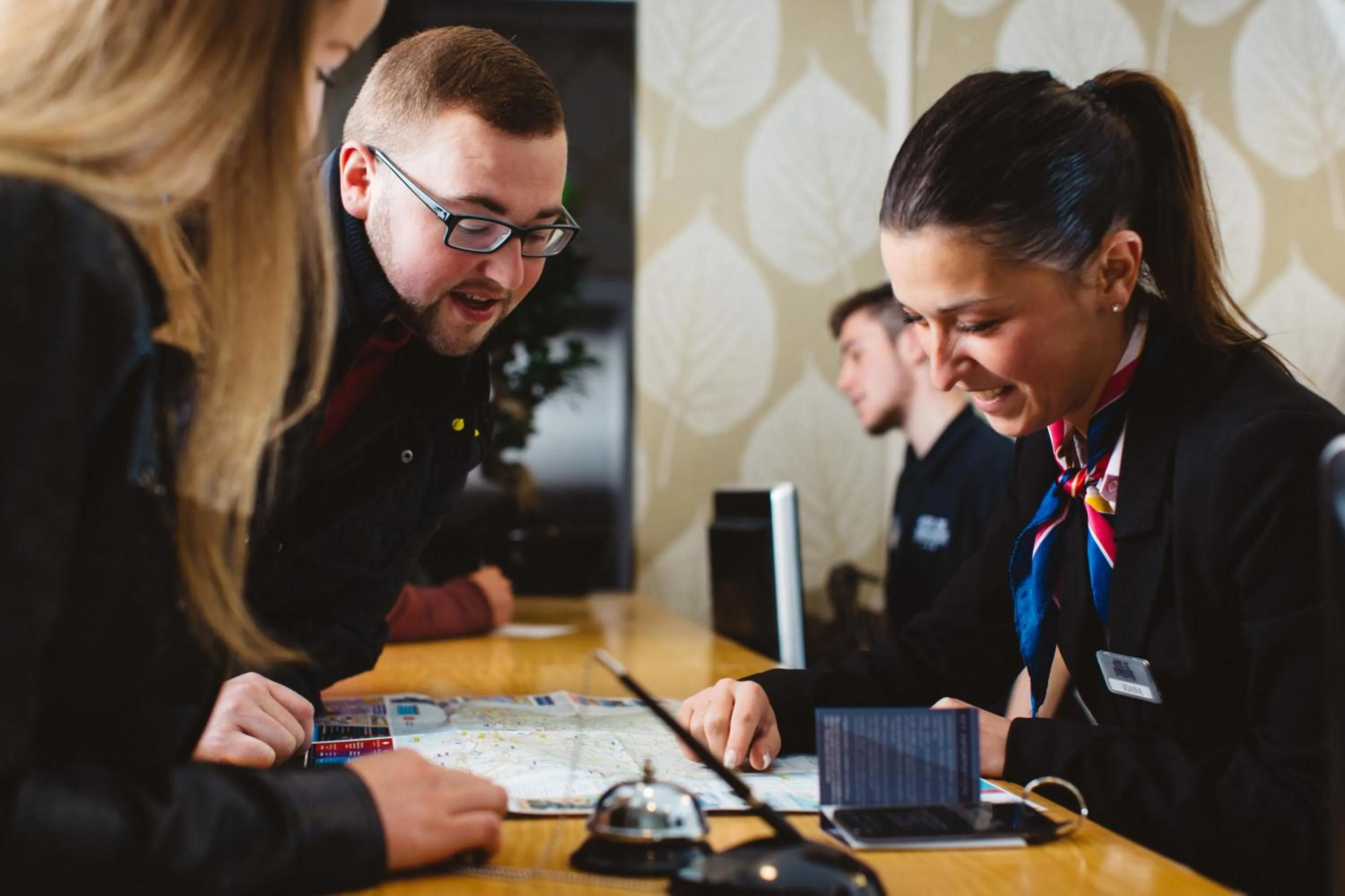 Lobby or reception in Hotel De Normandie