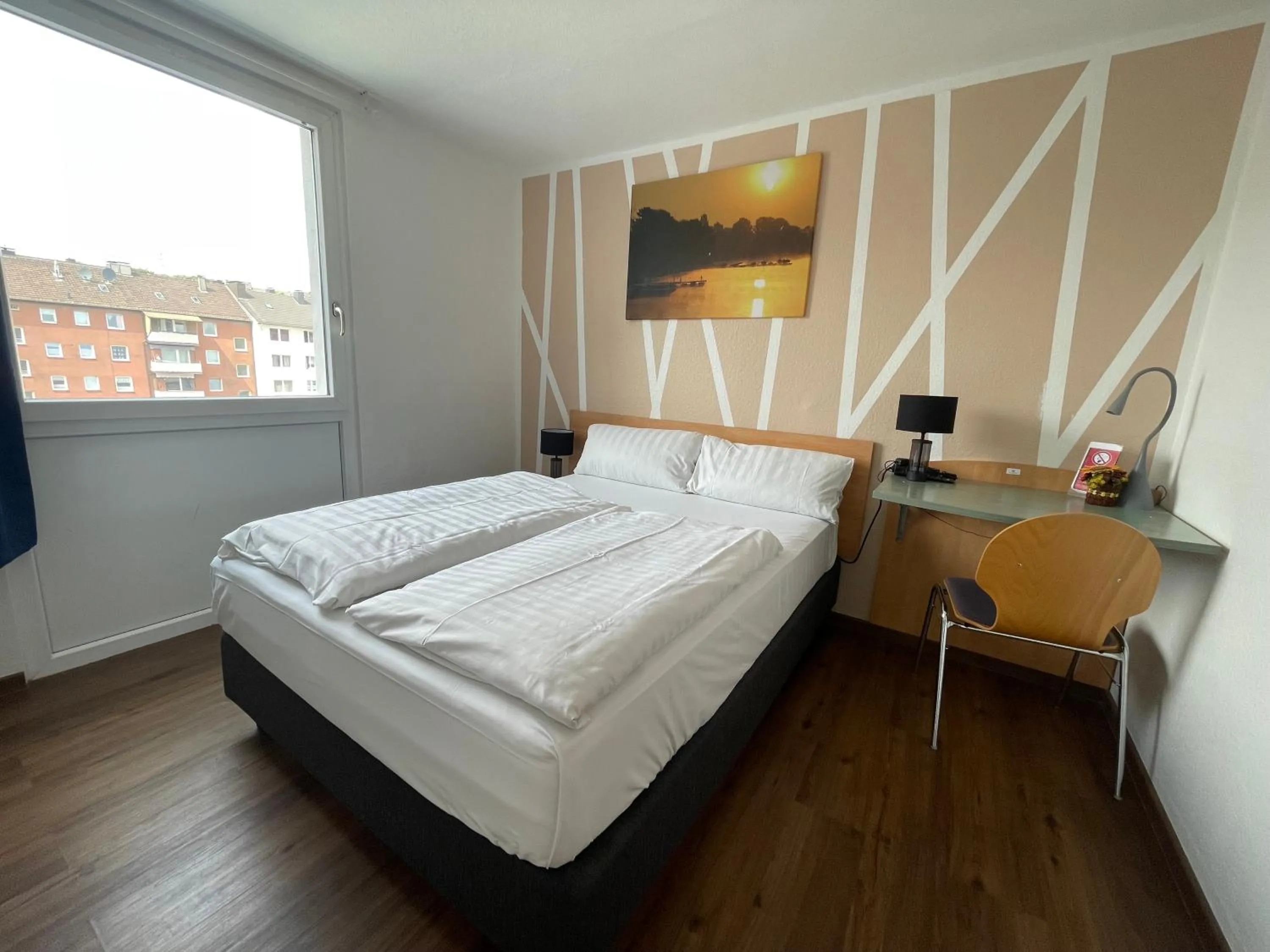 Bed in Residenz Hotel Wuppertal