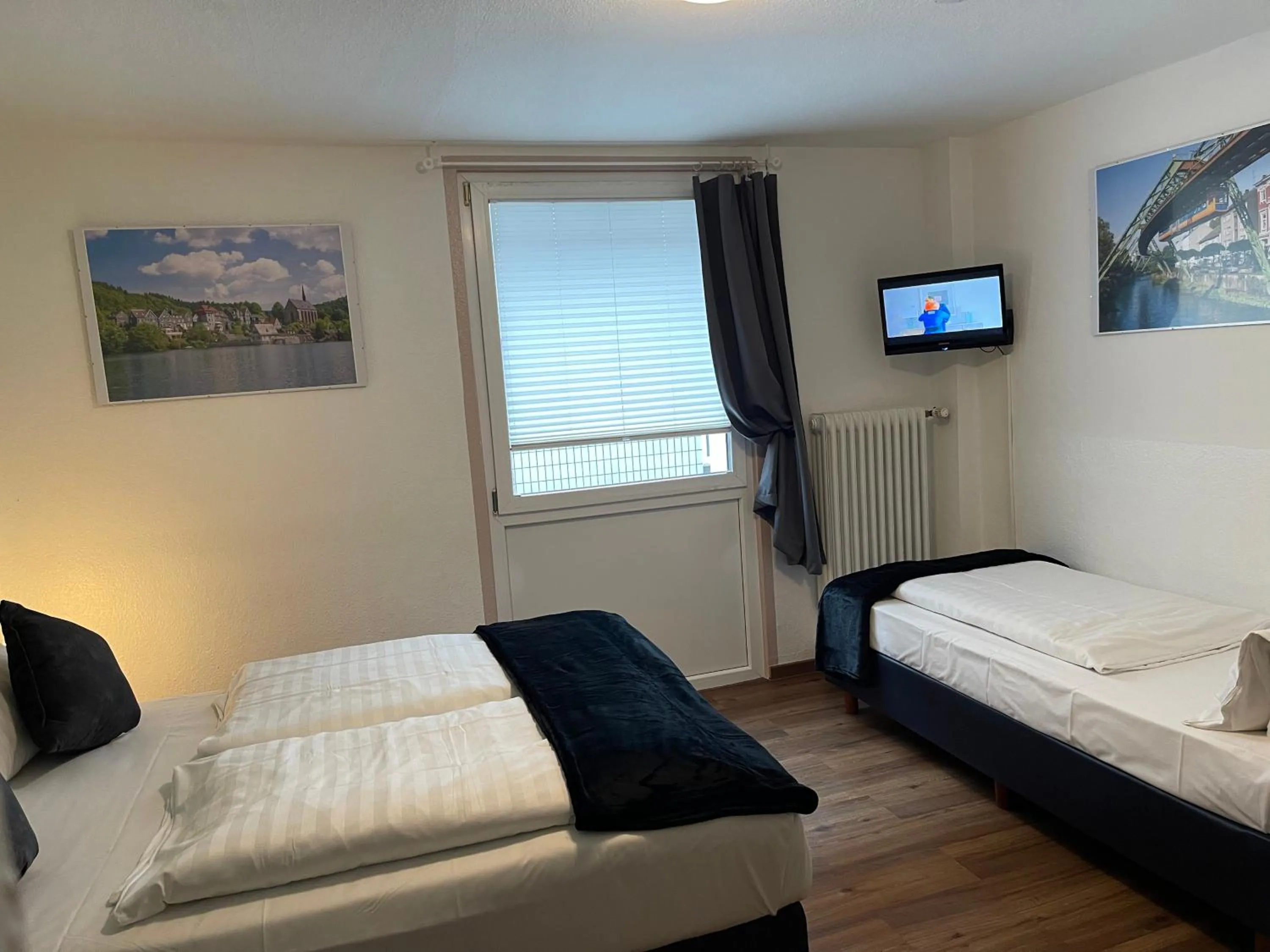 Bed in Residenz Hotel Wuppertal