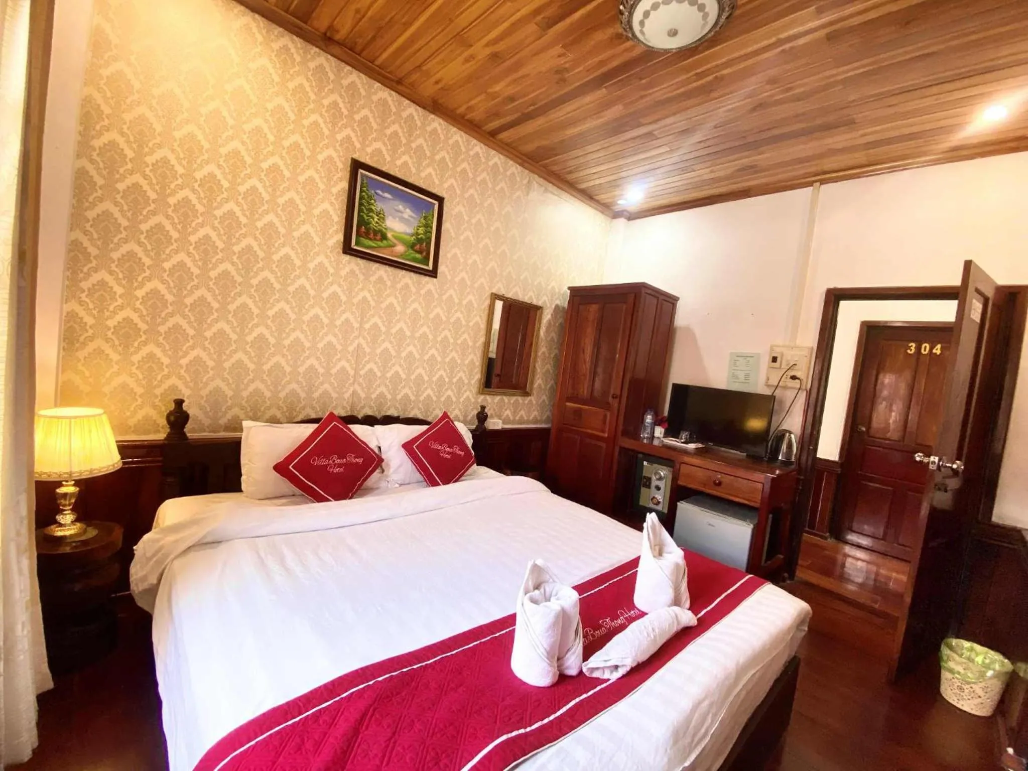 Bed in Villay Vanh Place House