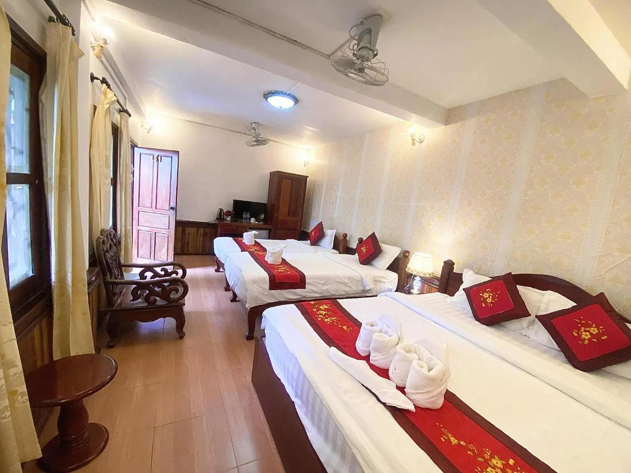 Bed in Villay Vanh Place House