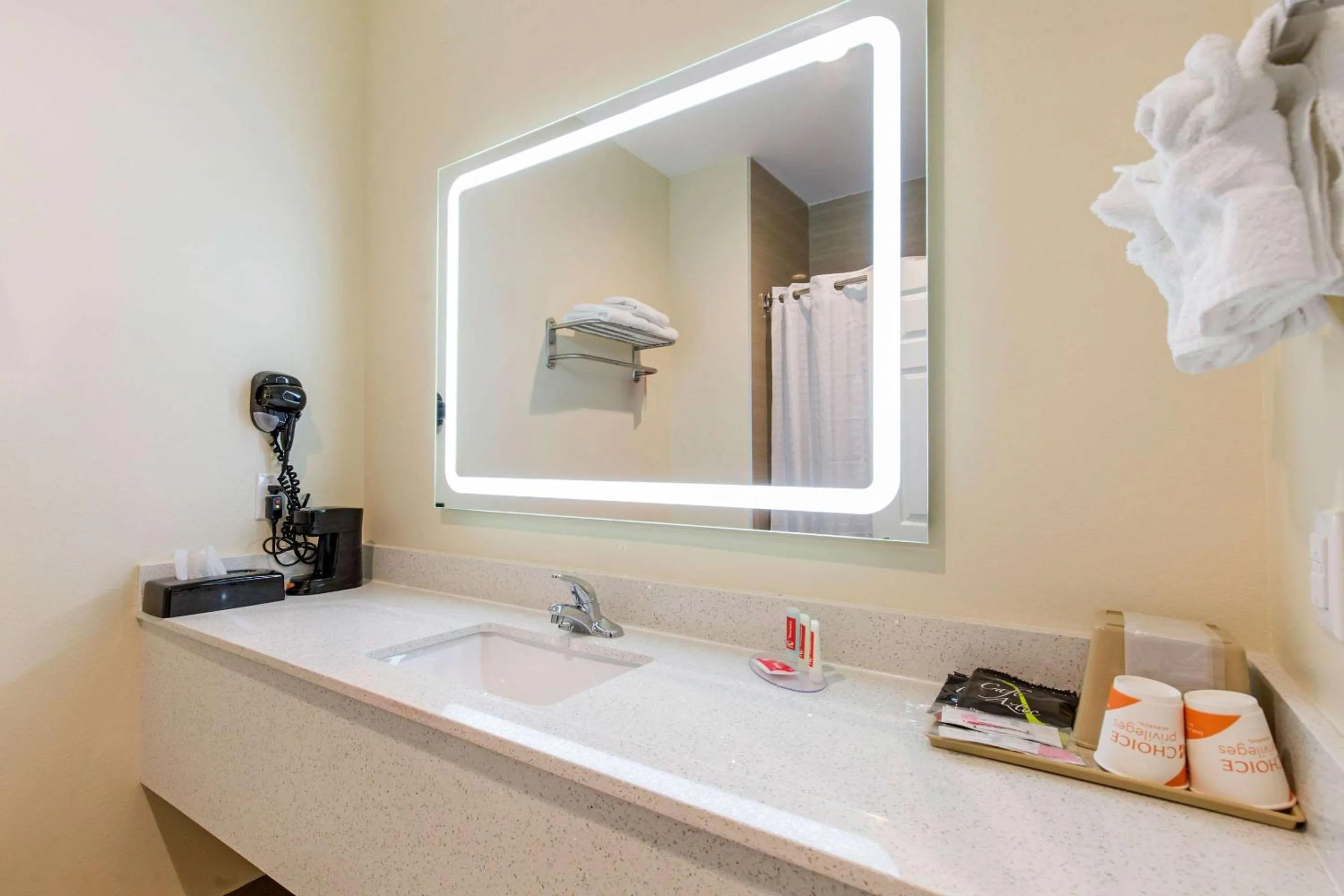 Bathroom in Econo Lodge Inn & Suites Houston Willowbrook