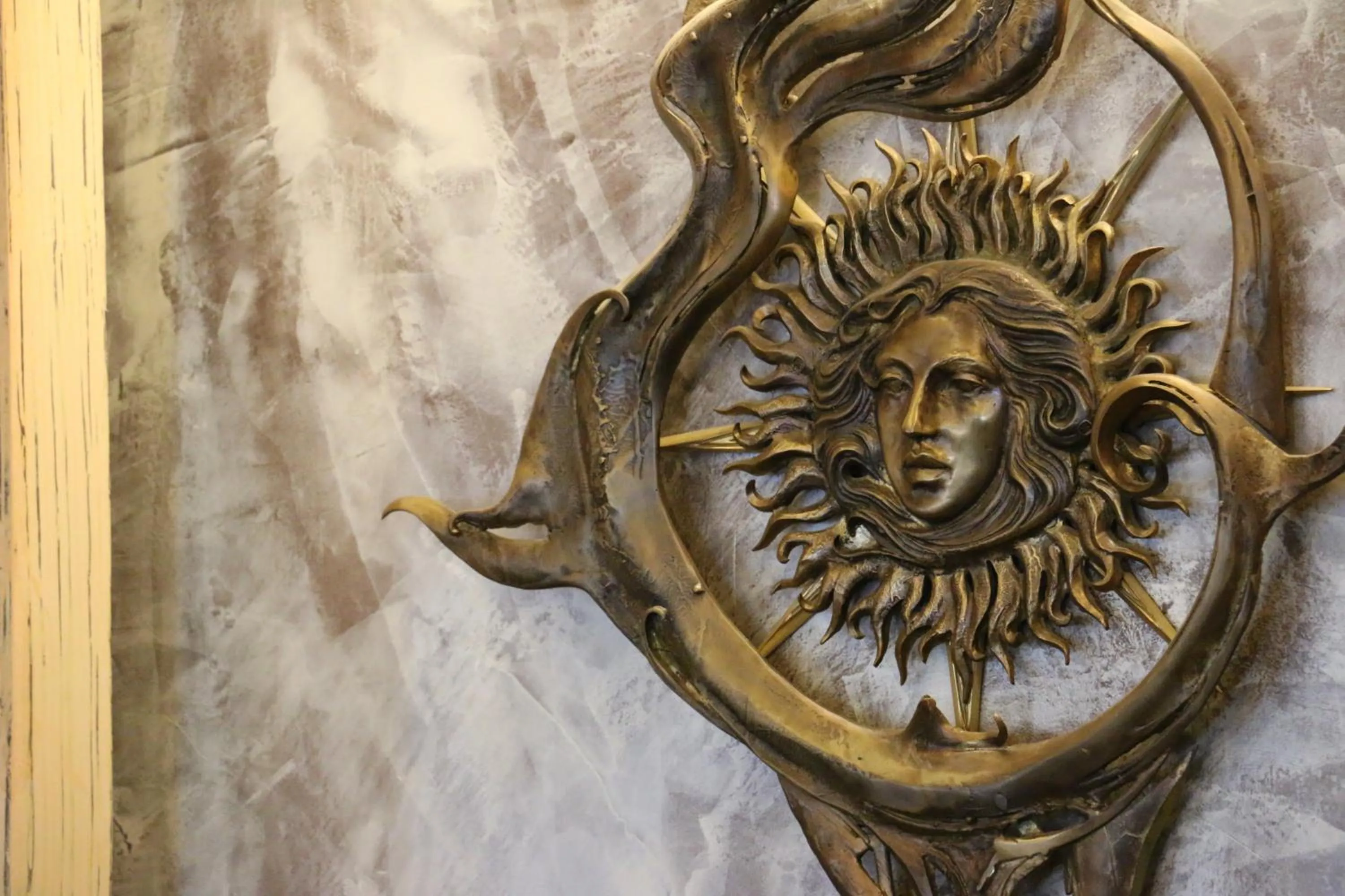 Decorative detail in Hotel Mistral