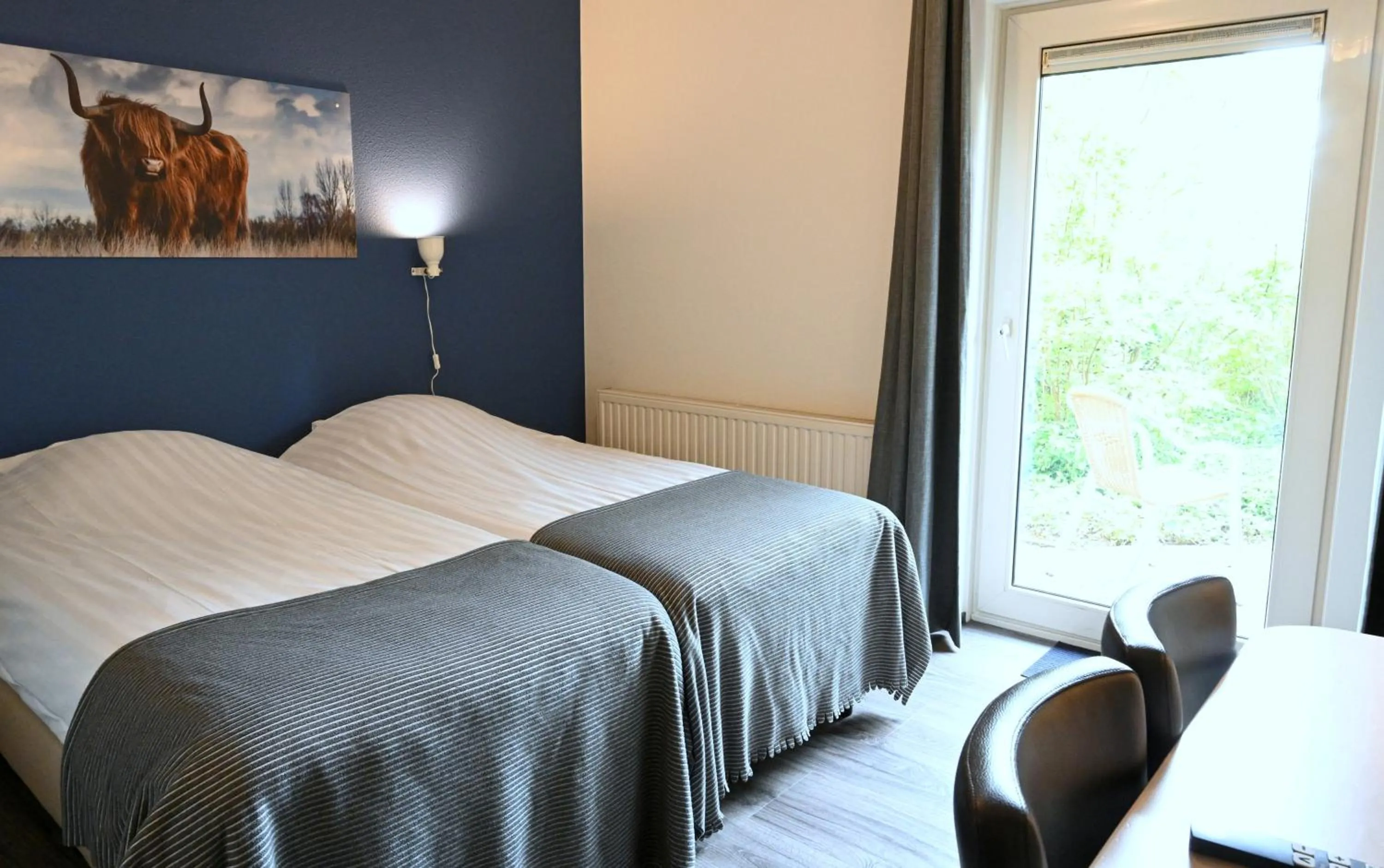 Twin Room with Terrace - single occupancy in Drouwenerzand Hotel