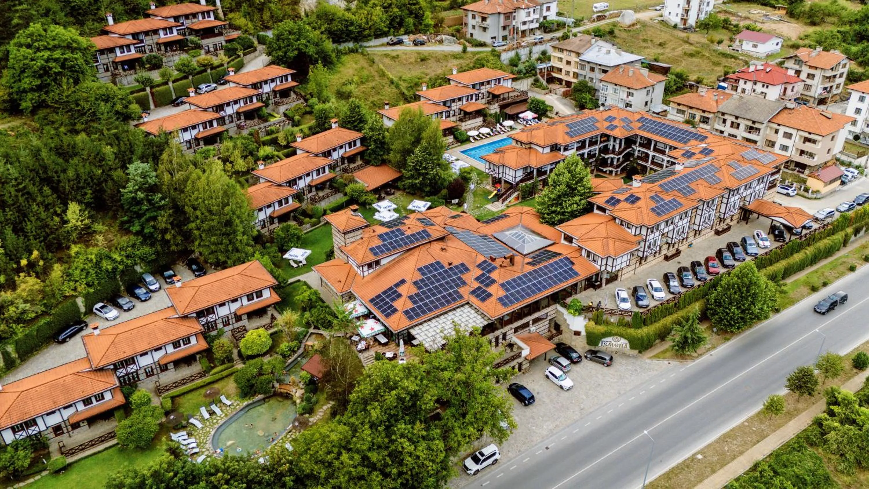 Property building in SPA Hotel Ismena