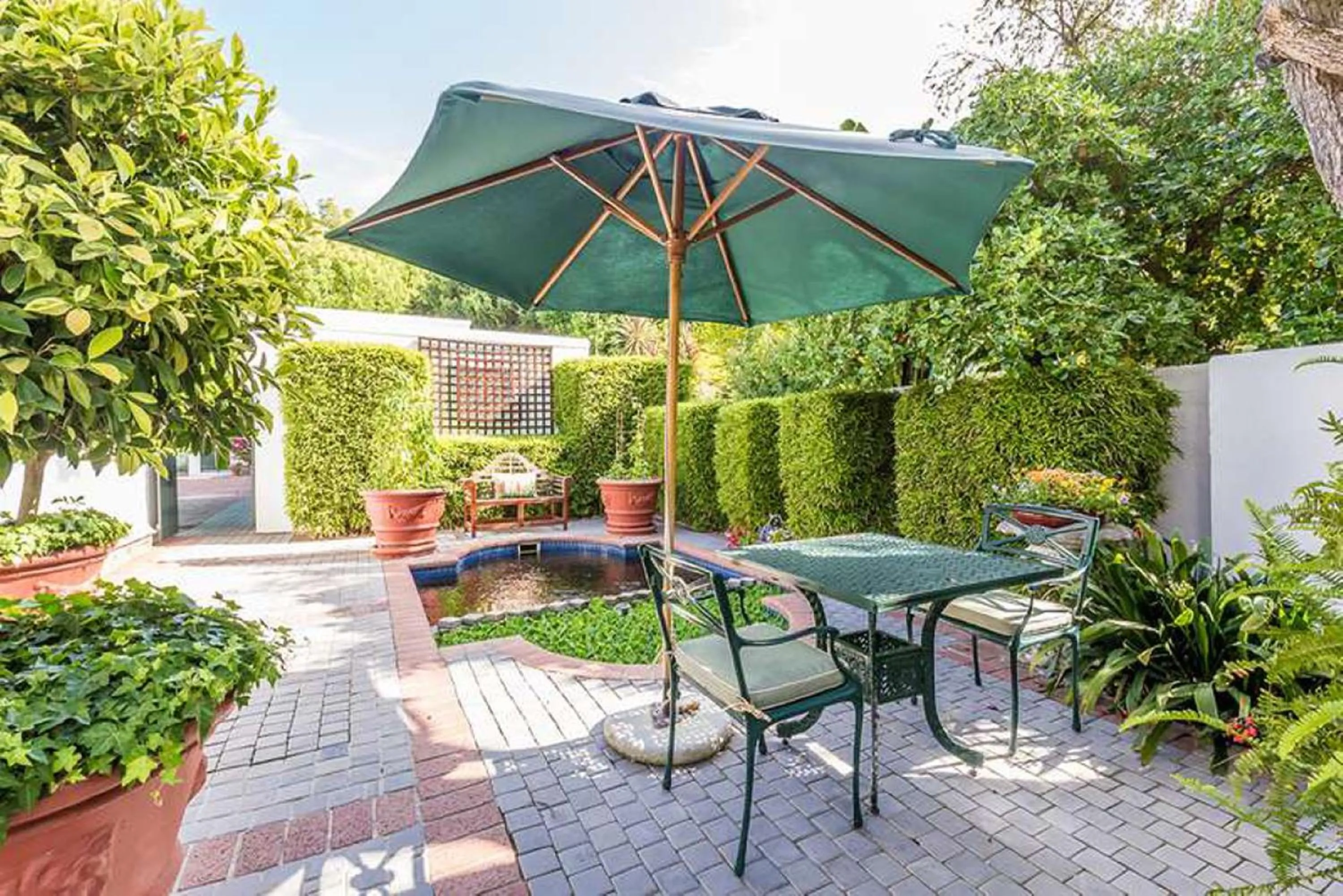 Patio in Van der Stel Manor