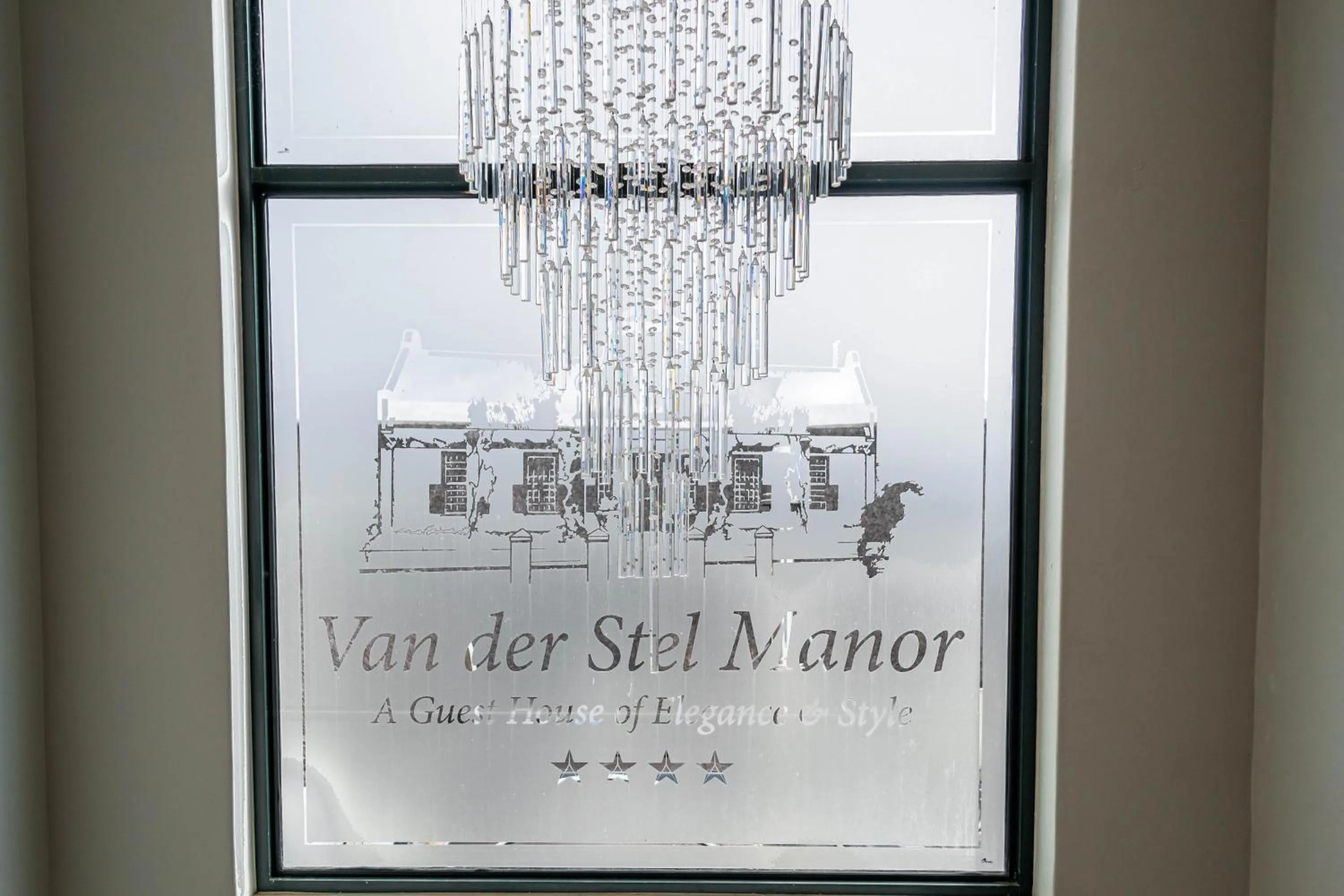 Decorative detail in Van der Stel Manor