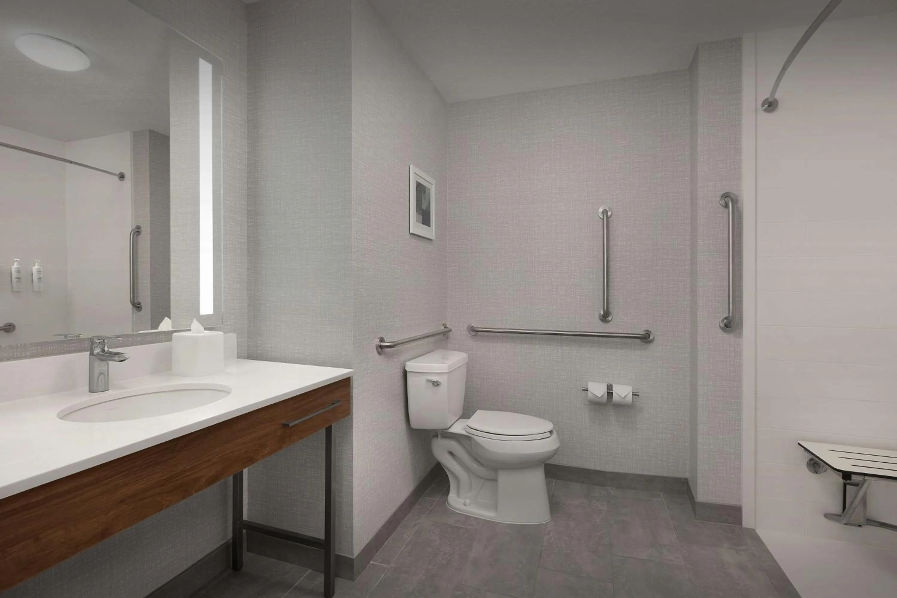 Bathroom in Hampton Inn Waterloo