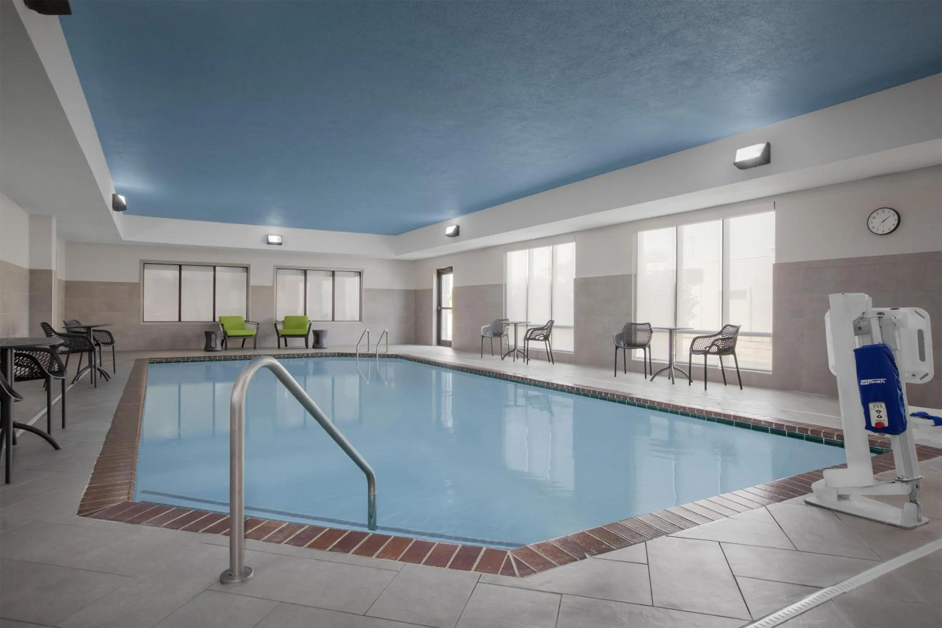 Pool view in Hampton Inn Waterloo