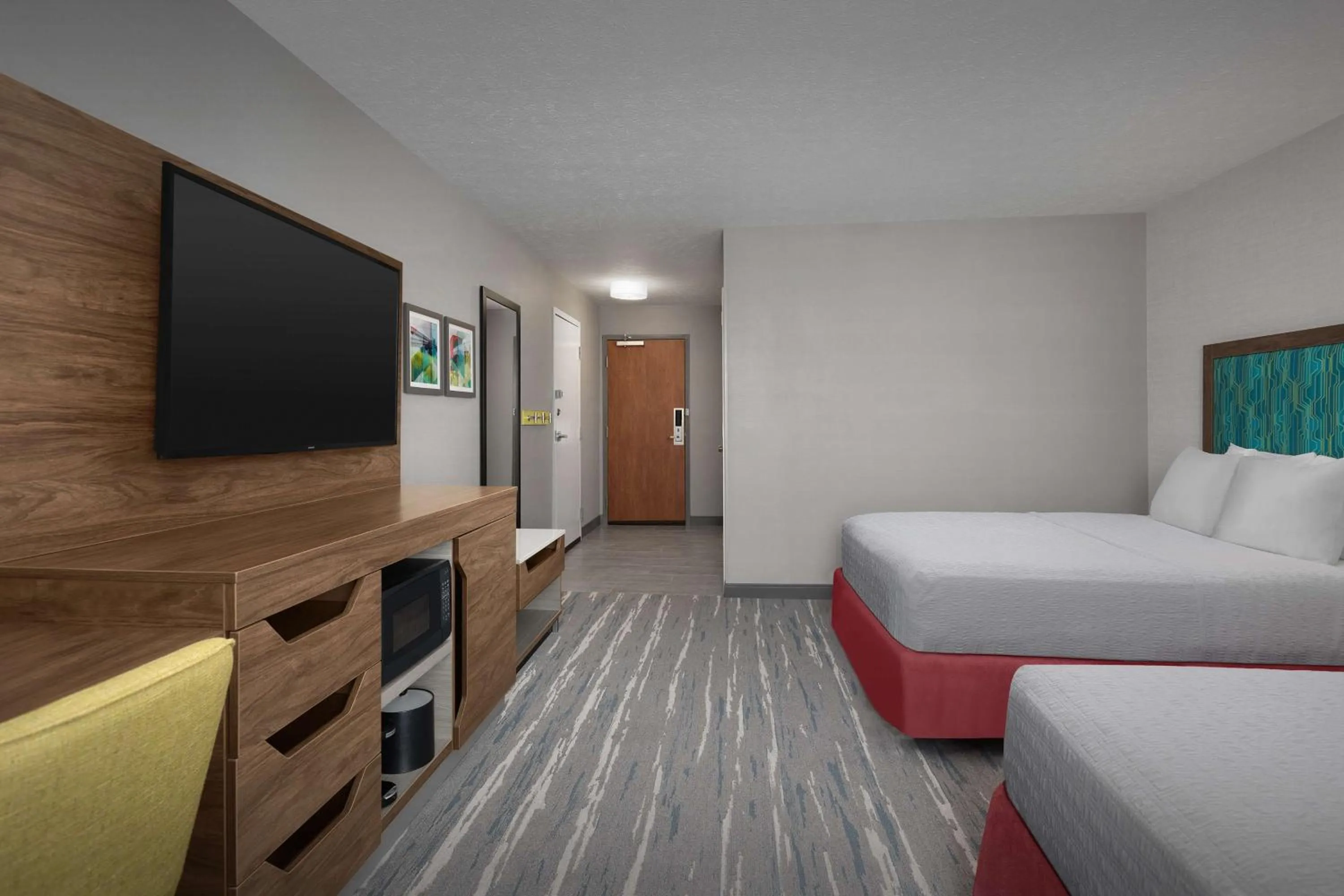 Bed in Hampton Inn Waterloo