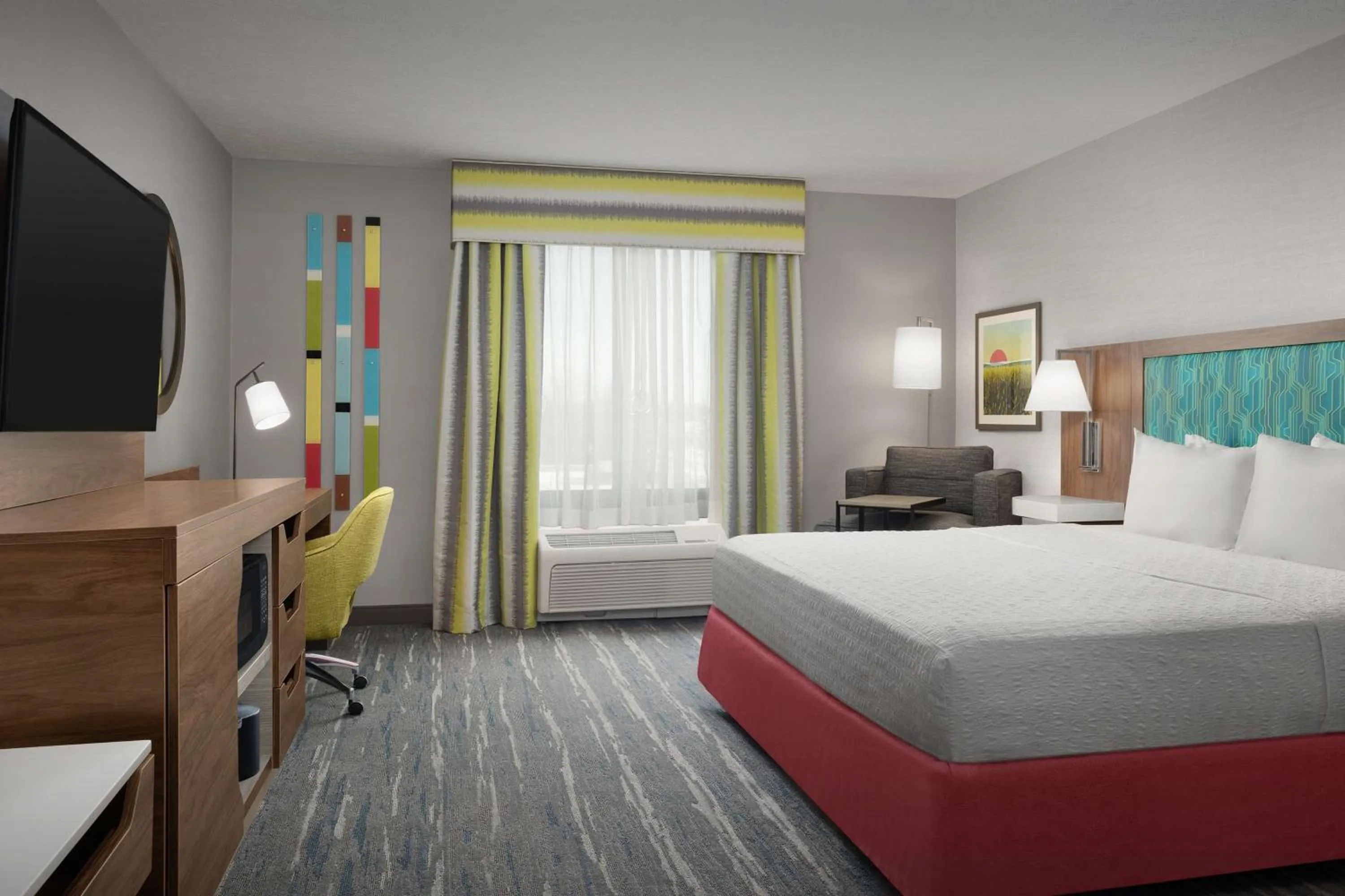 Bed in Hampton Inn Waterloo