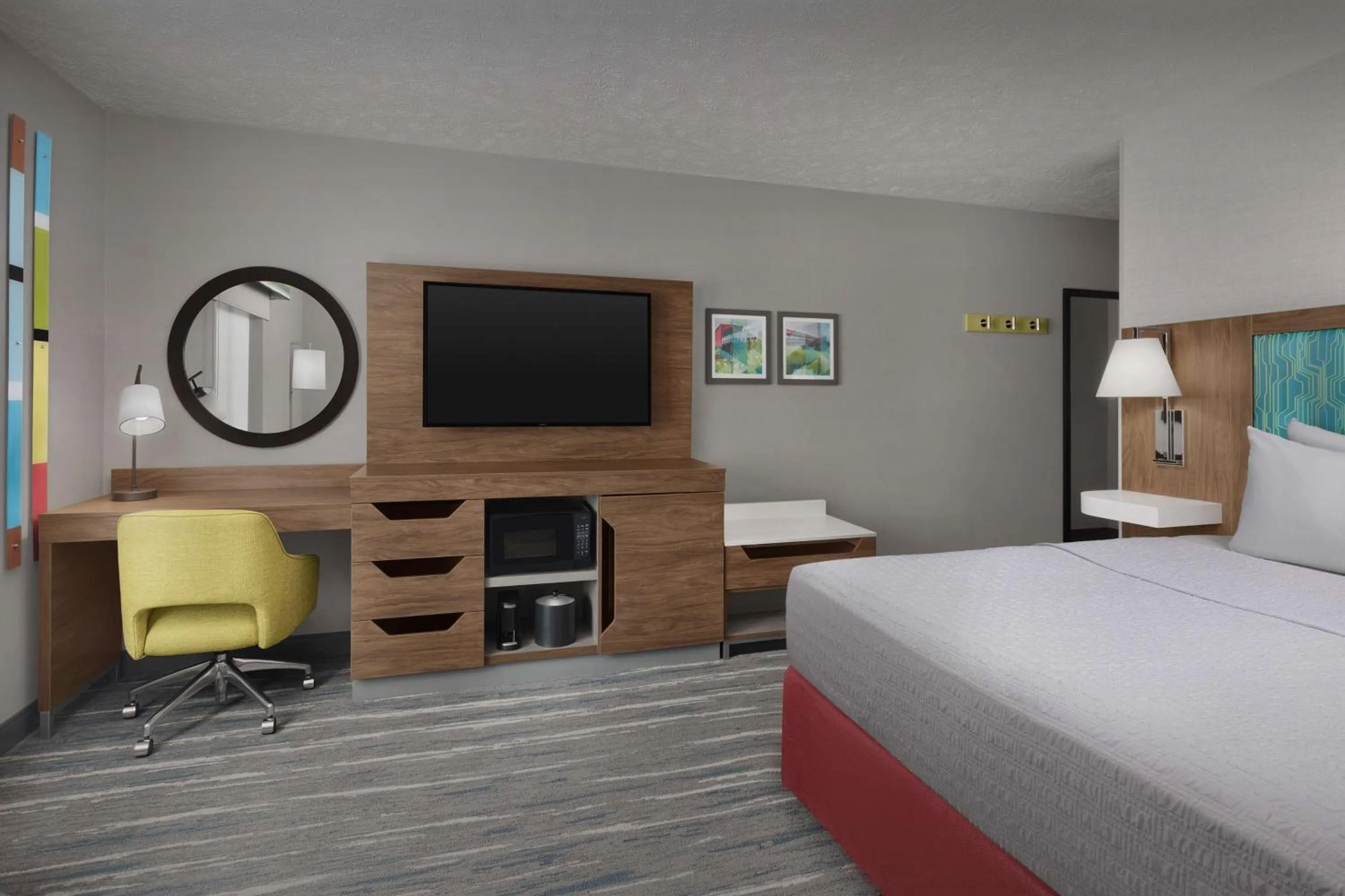 Bed in Hampton Inn Waterloo