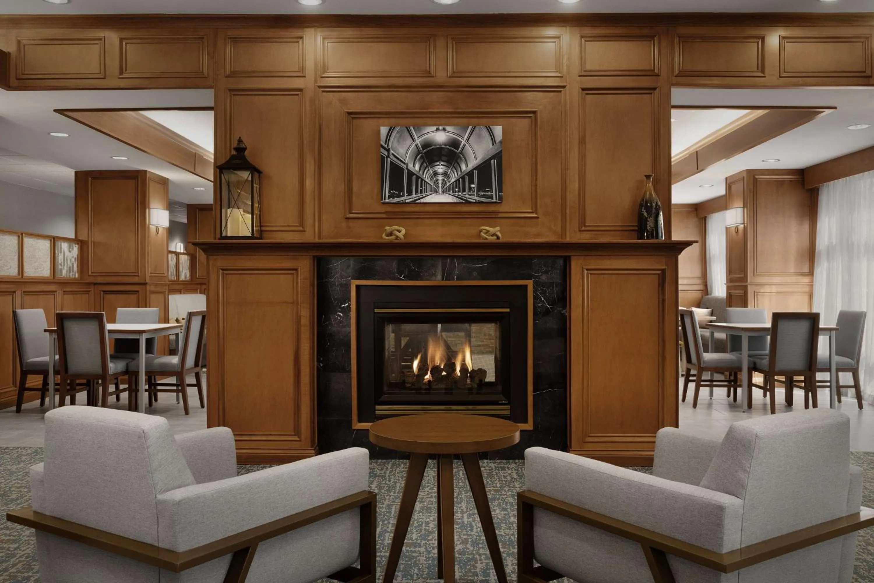 Lobby or reception in Hampton Inn Waterloo