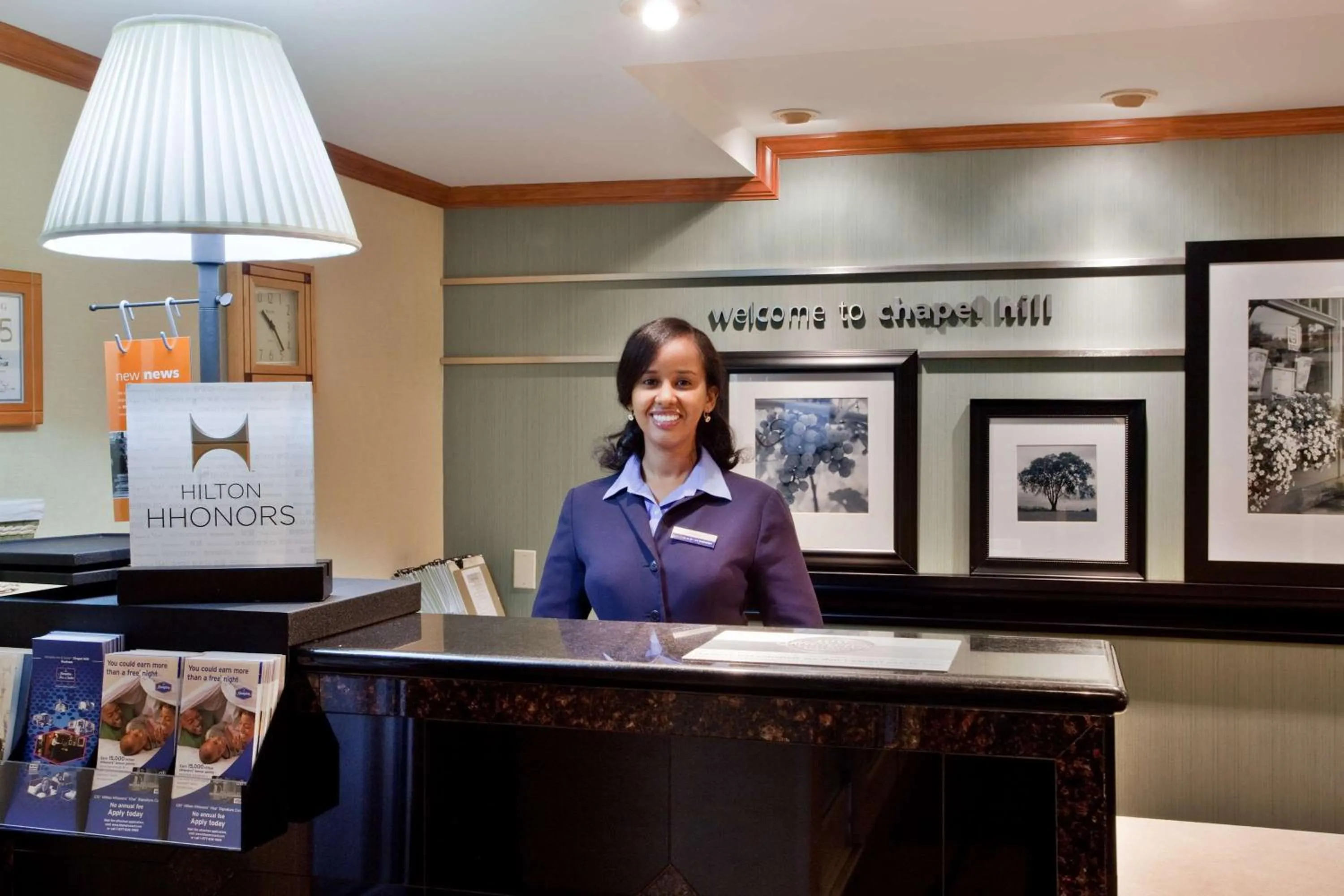 Lobby or reception in Hampton Inn & Suites Chapel Hill/Durham