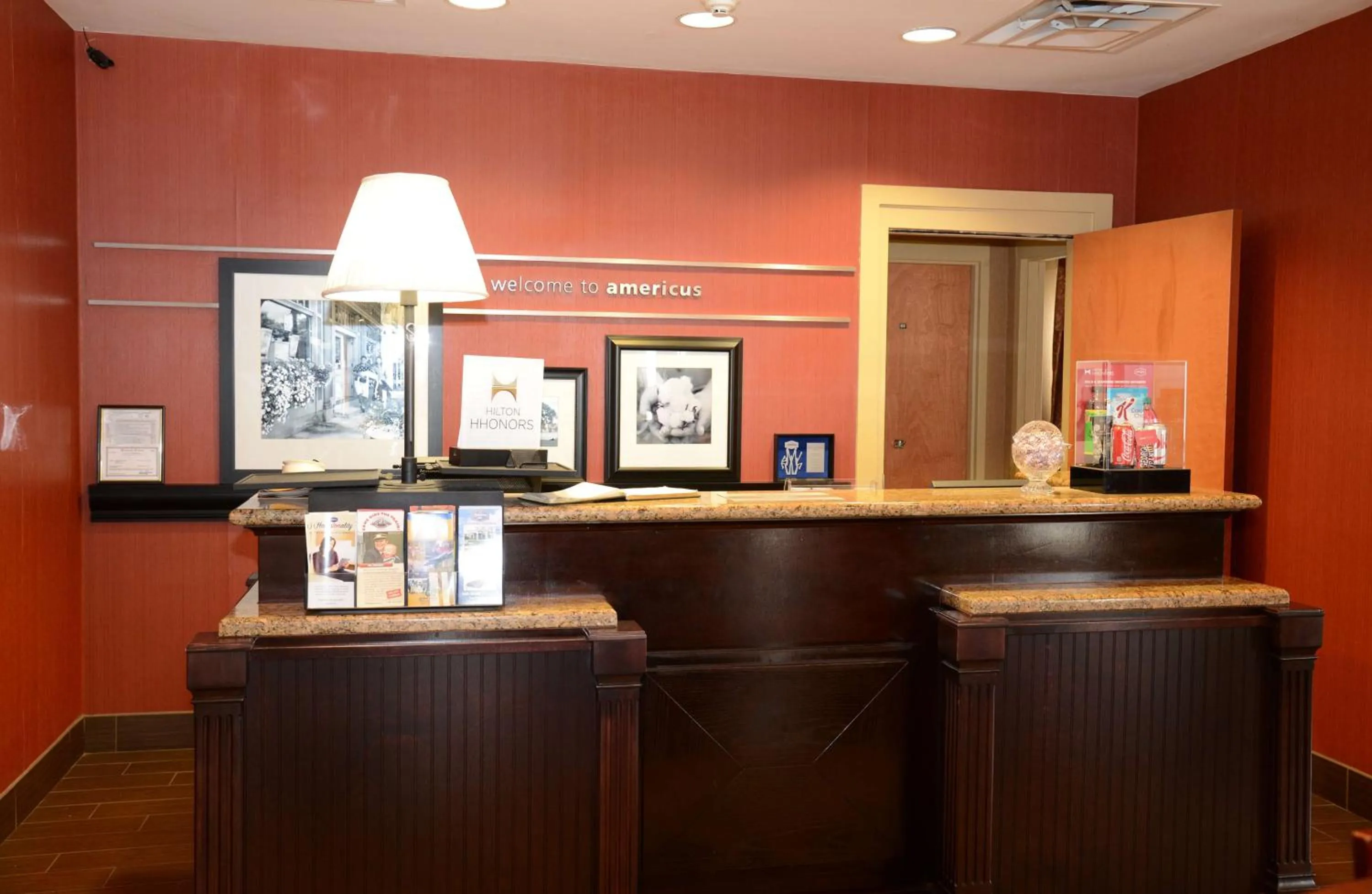 Lobby or reception in Hampton Inn Americus