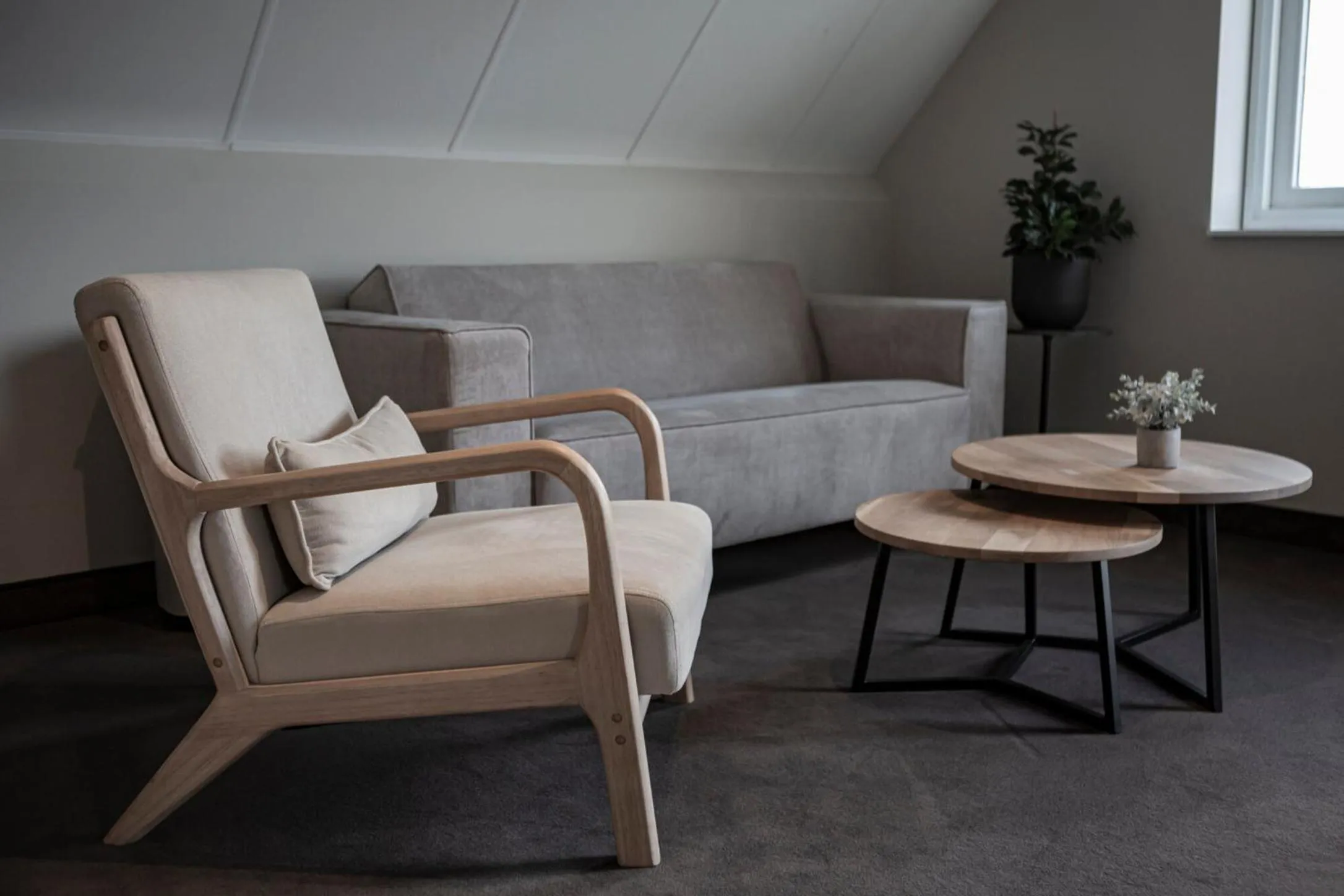 Living room in Strandstudio's Camperduin