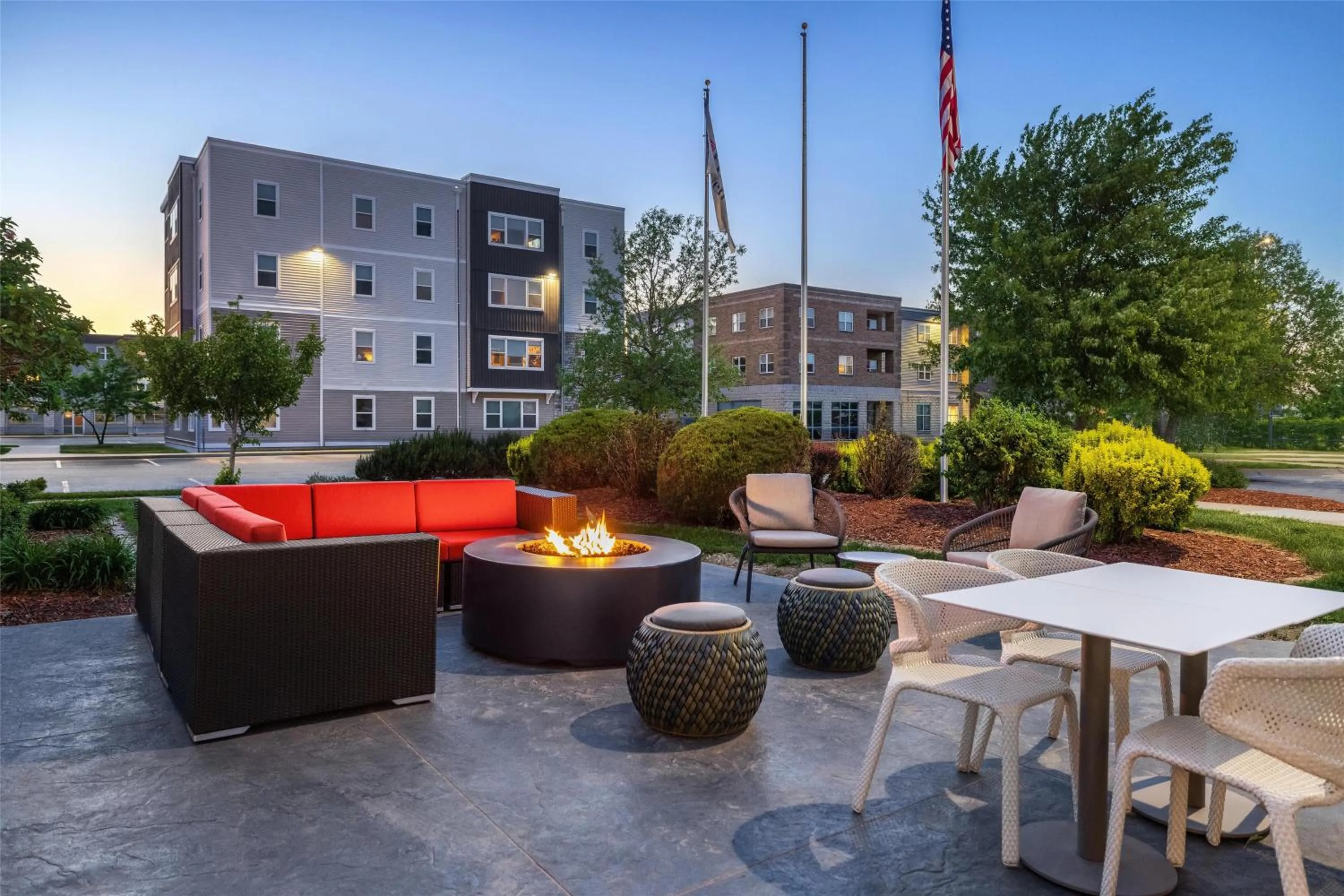 Patio in Hilton Garden Inn Ames