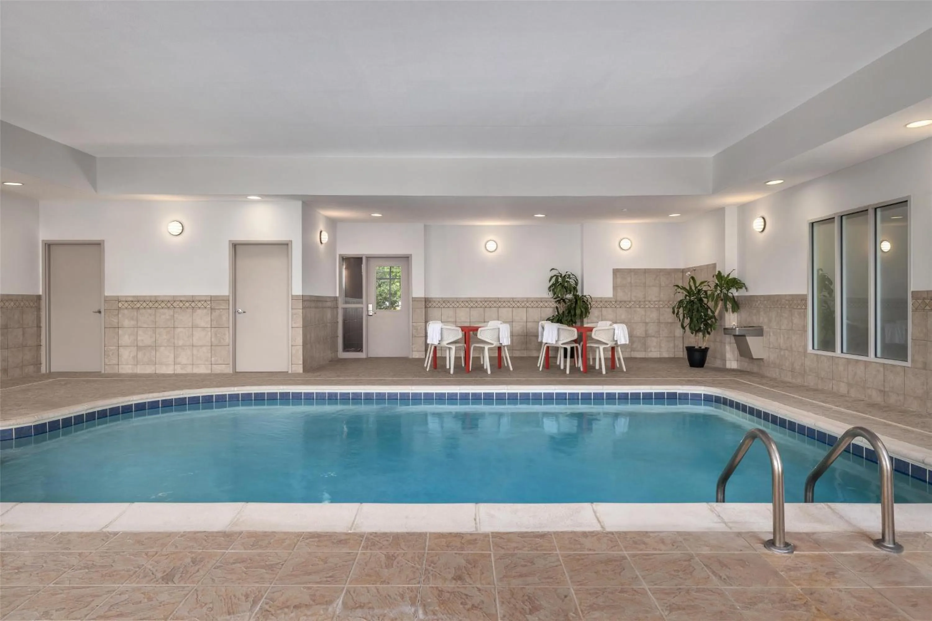 Pool view in Hilton Garden Inn Ames