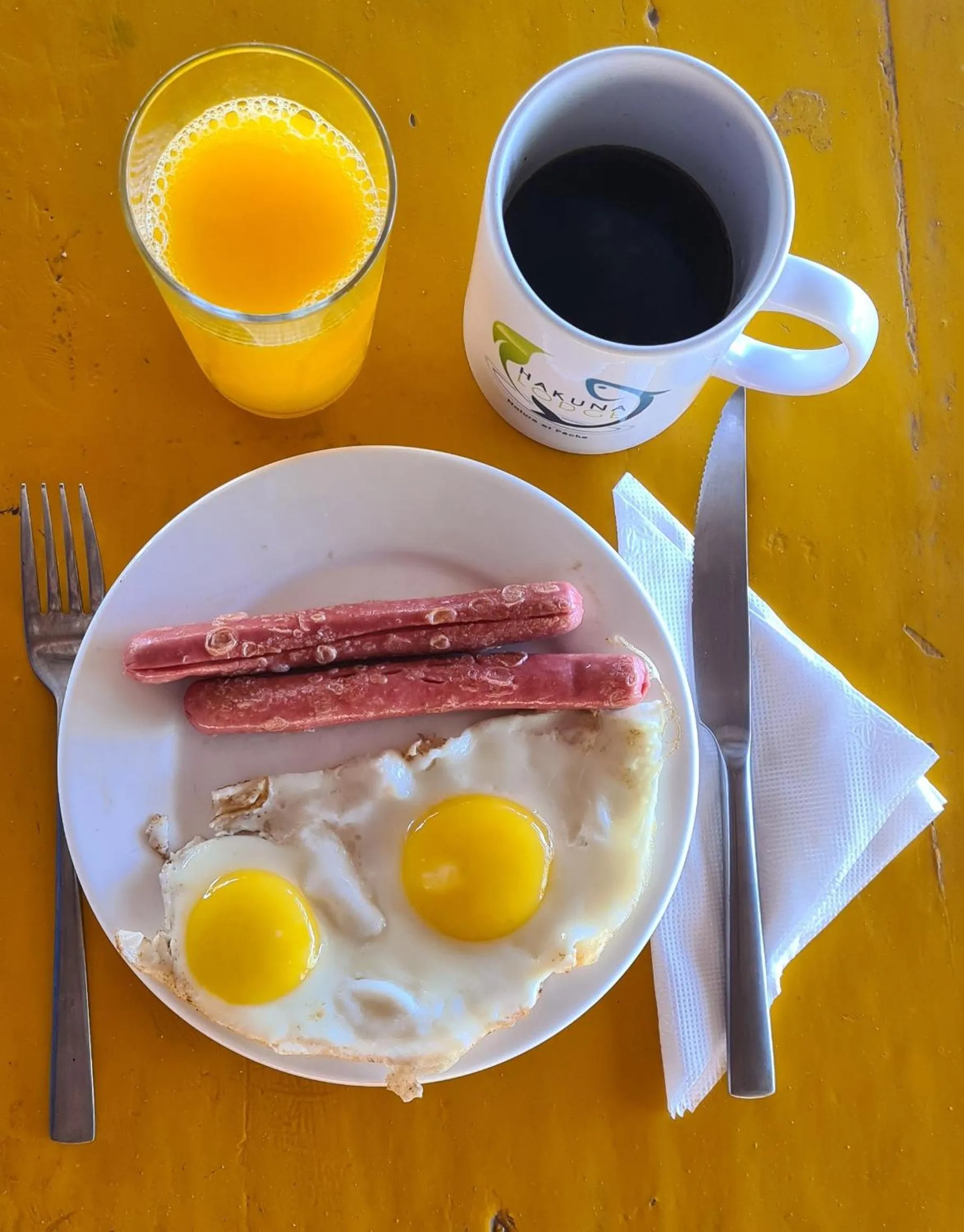 Breakfast in Campement Hakuna Lodge