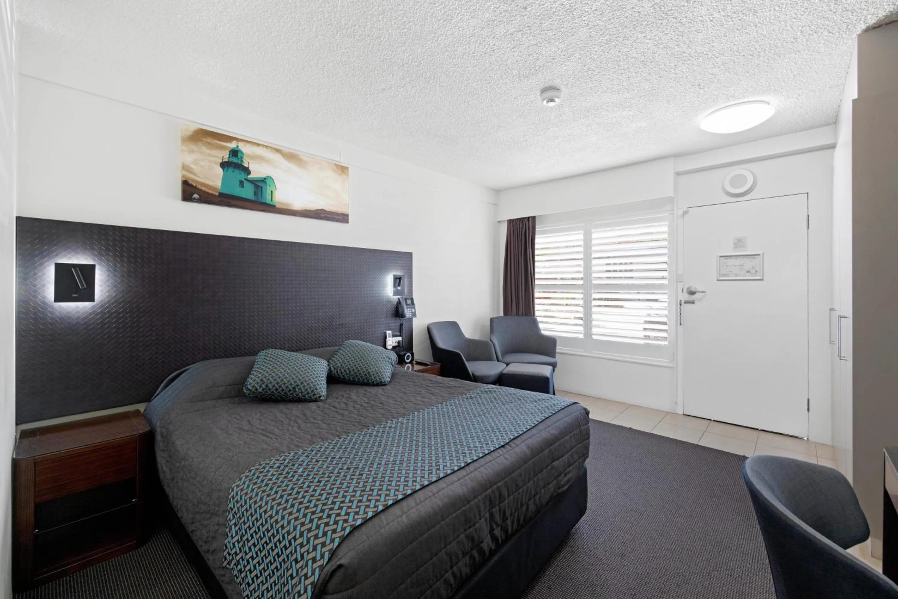 Bedroom, Bed in El Motor Inn