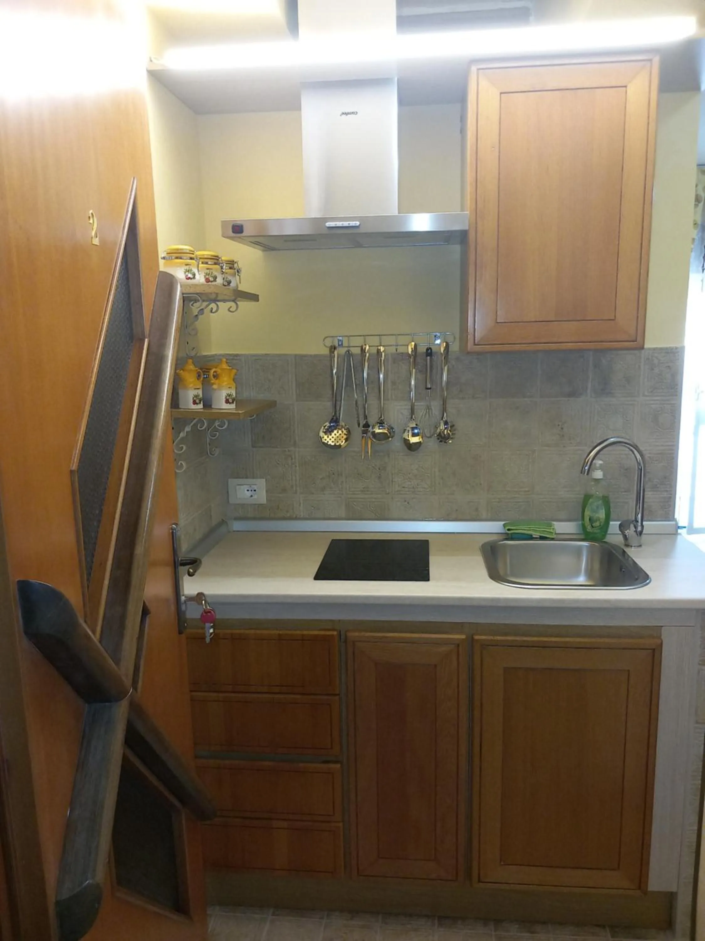 kitchen in Lussuoso B&B