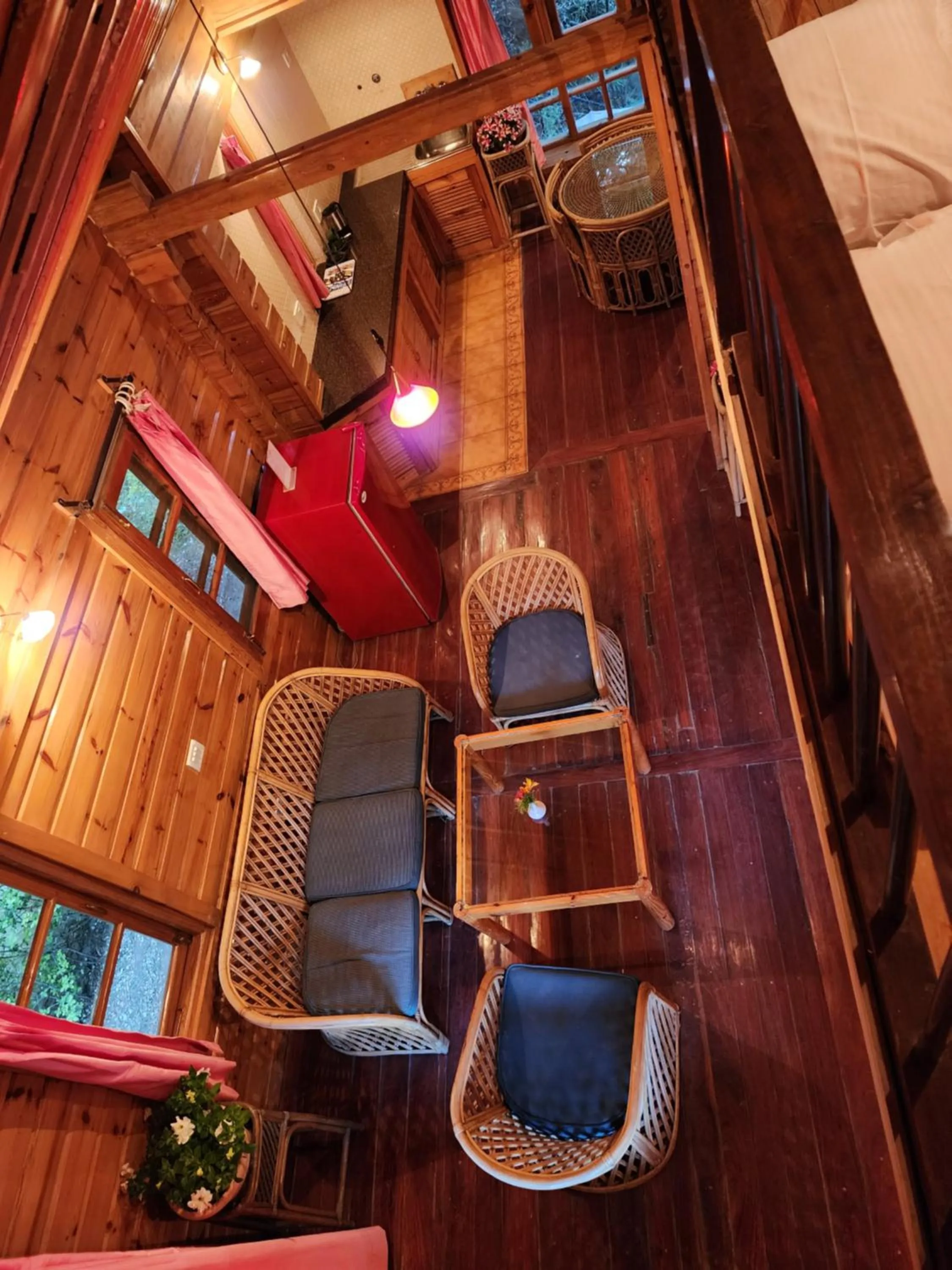 Living room in The Chalets Naldehra