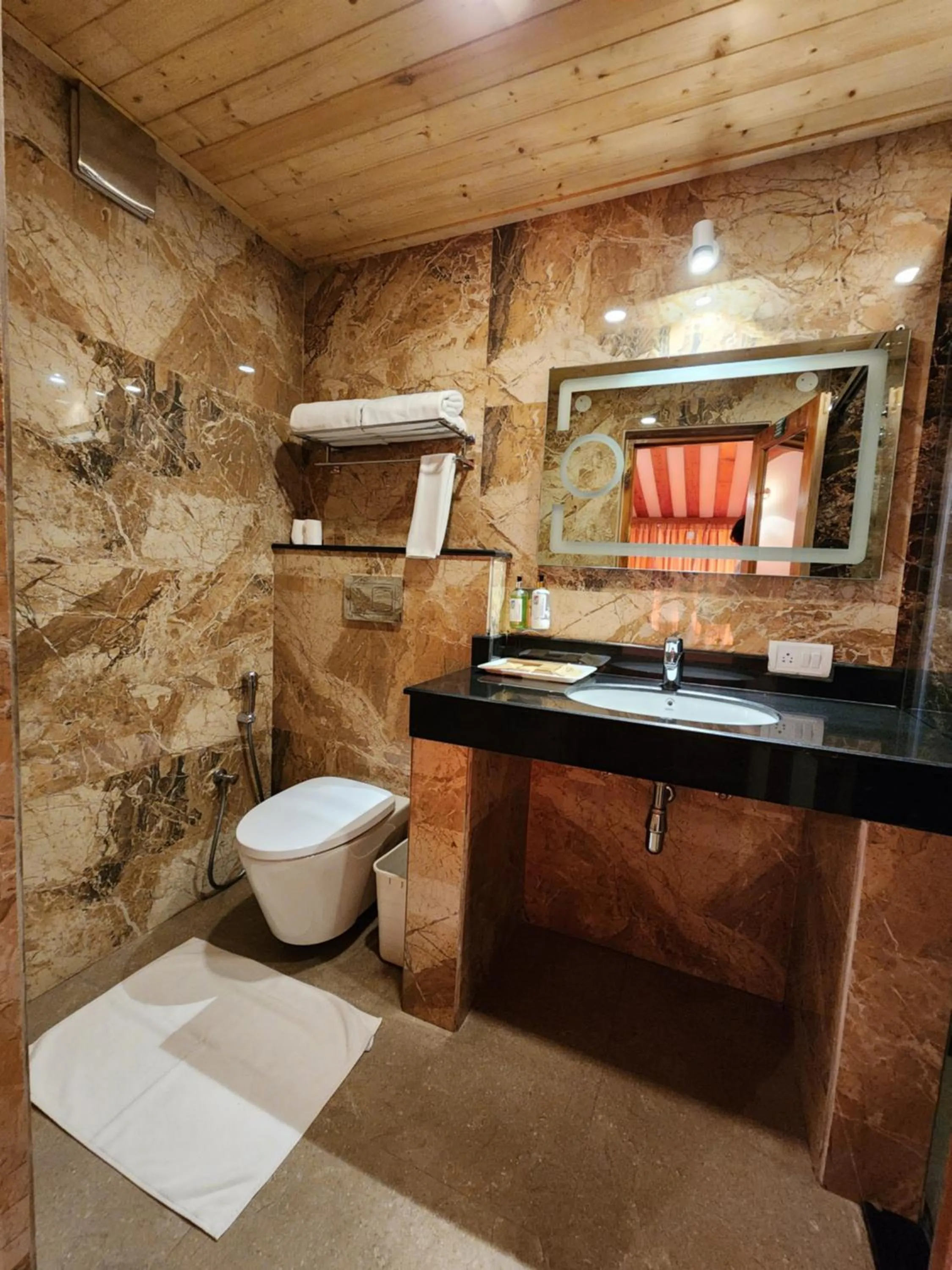 Toilet in The Chalets Naldehra