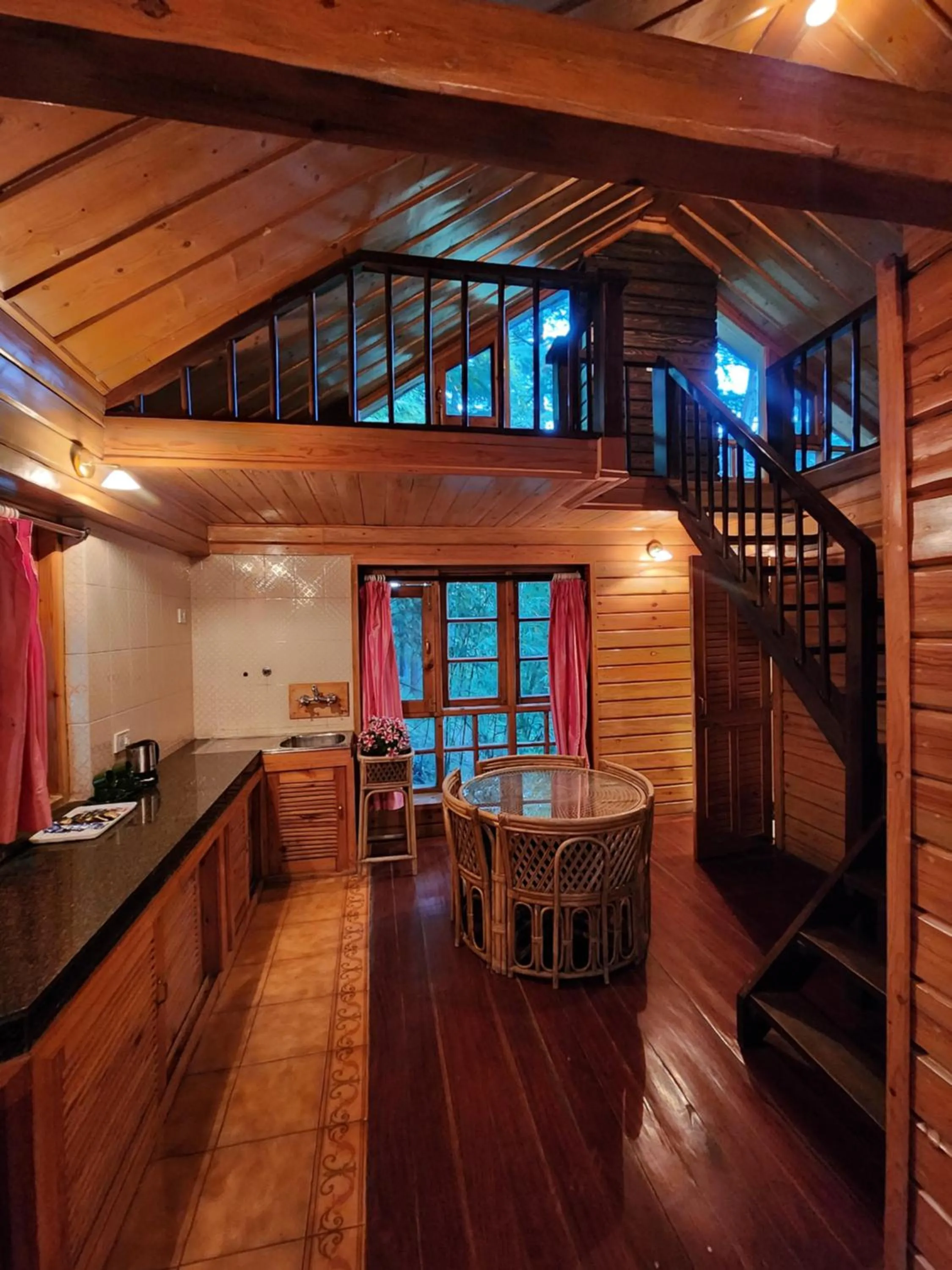 kitchen in The Chalets Naldehra