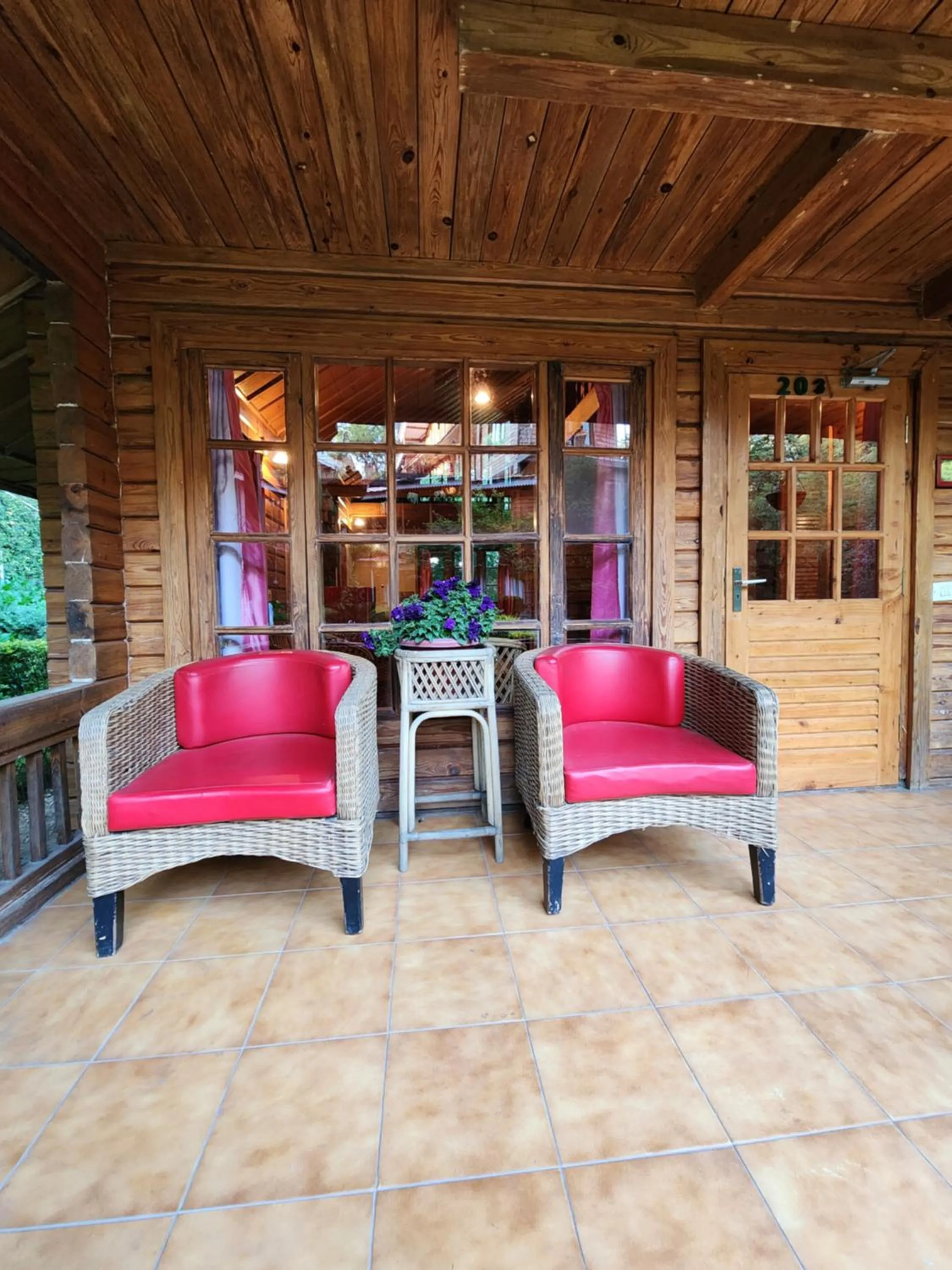 Seating area in The Chalets Naldehra