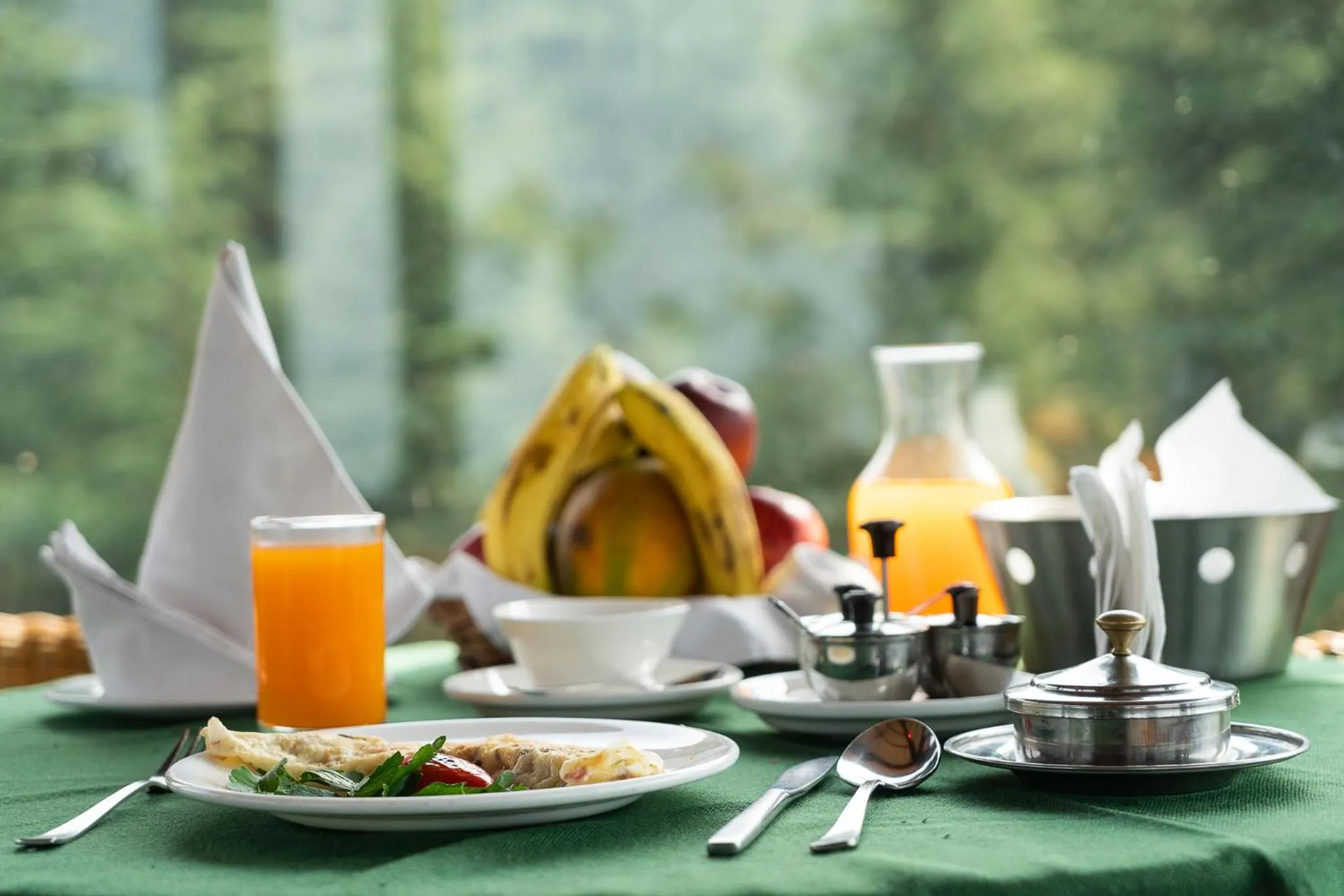 Breakfast in The Chalets Naldehra