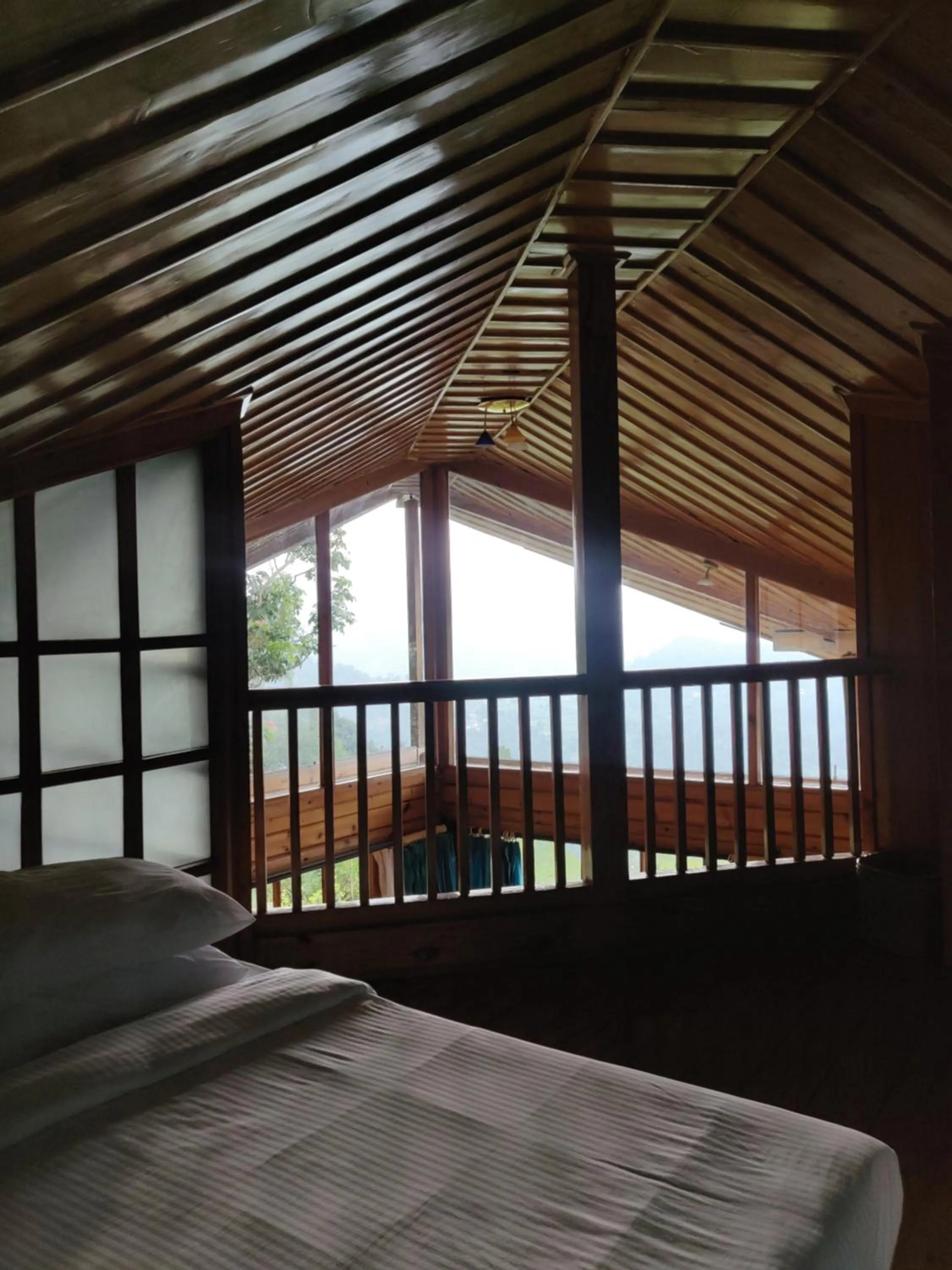 Bedroom, Bed in The Chalets Naldehra