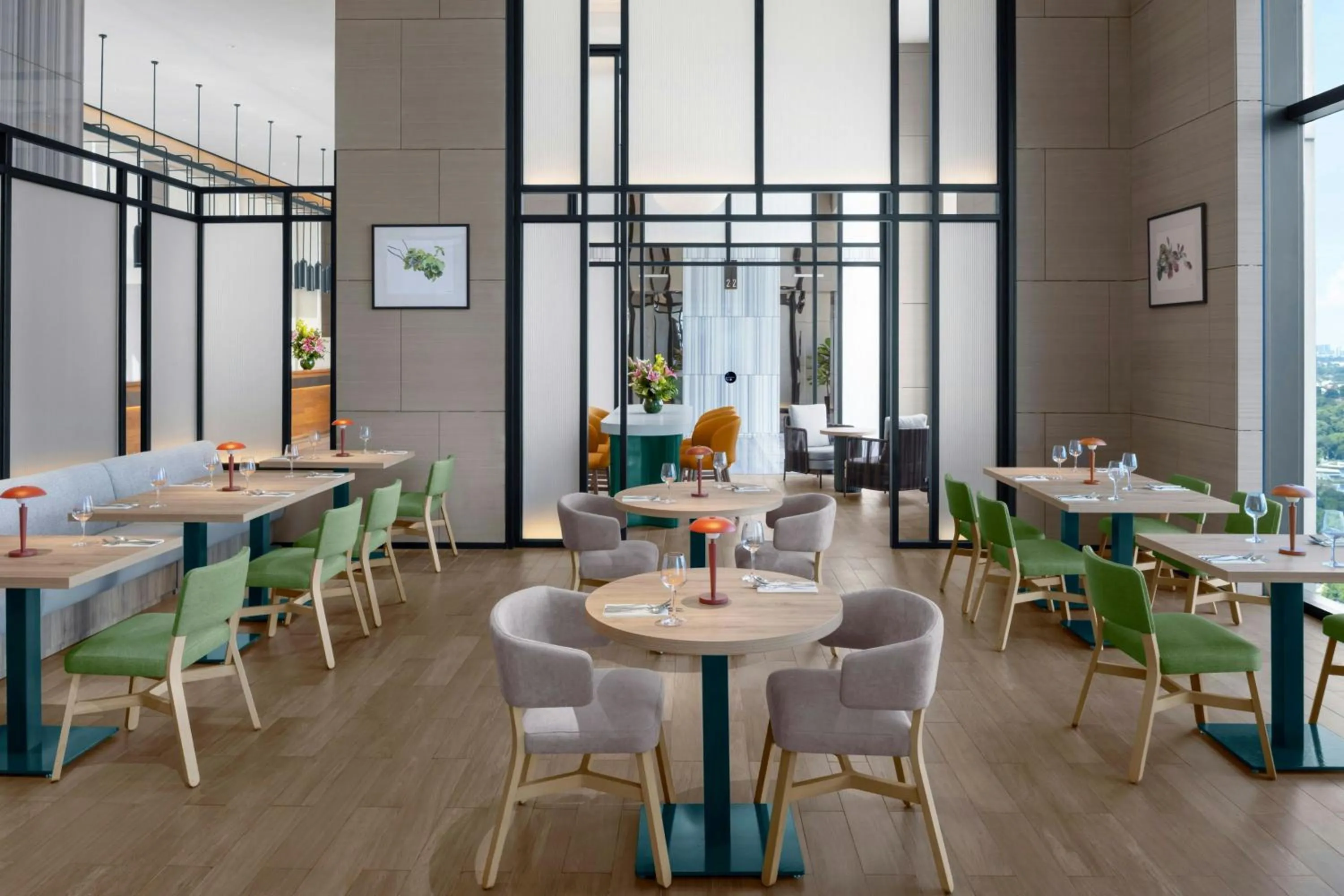 Restaurant/places to eat in Courtyard by Marriott Singapore Novena