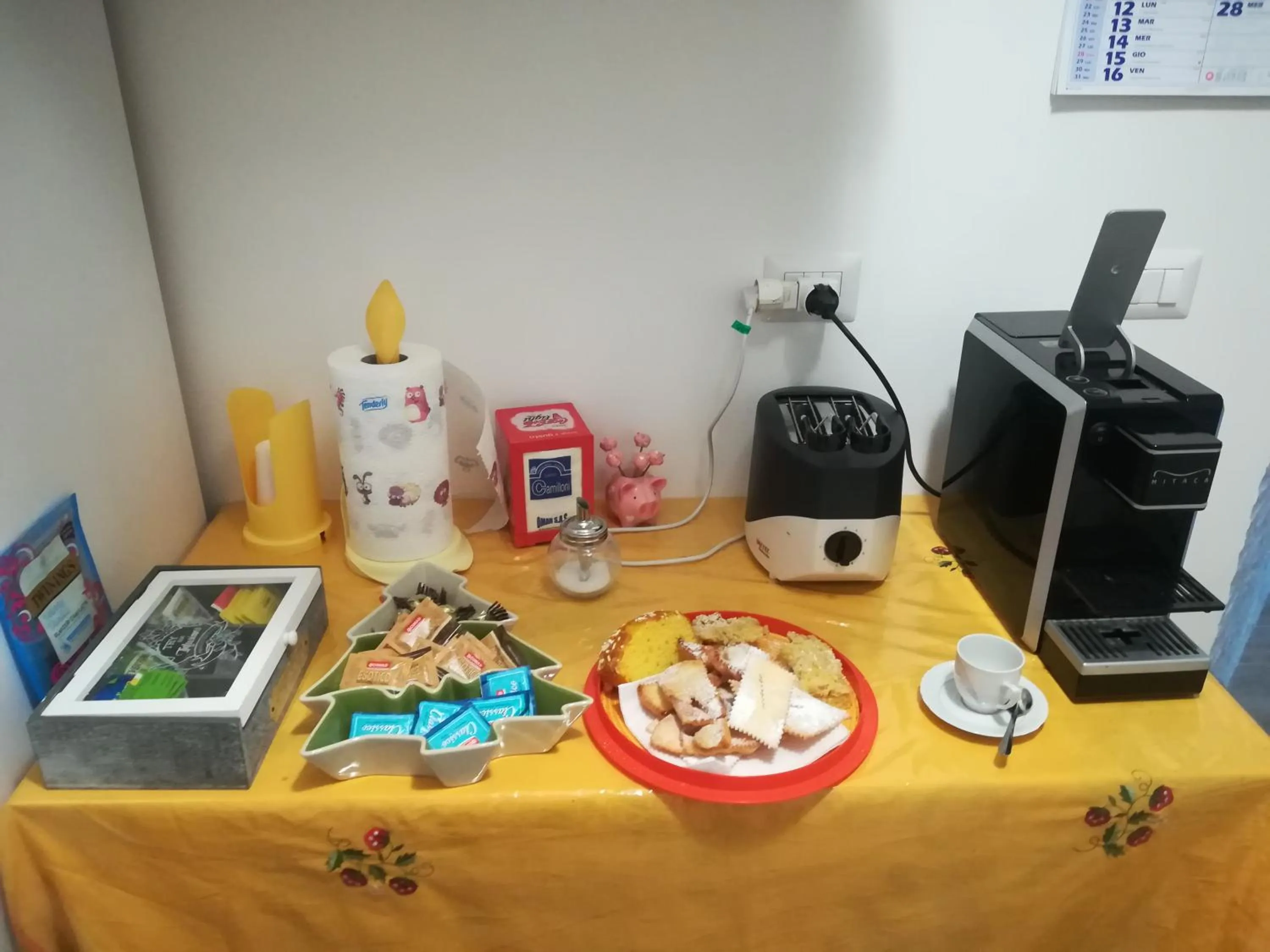 Communal kitchen in B&B Villa Jasiga