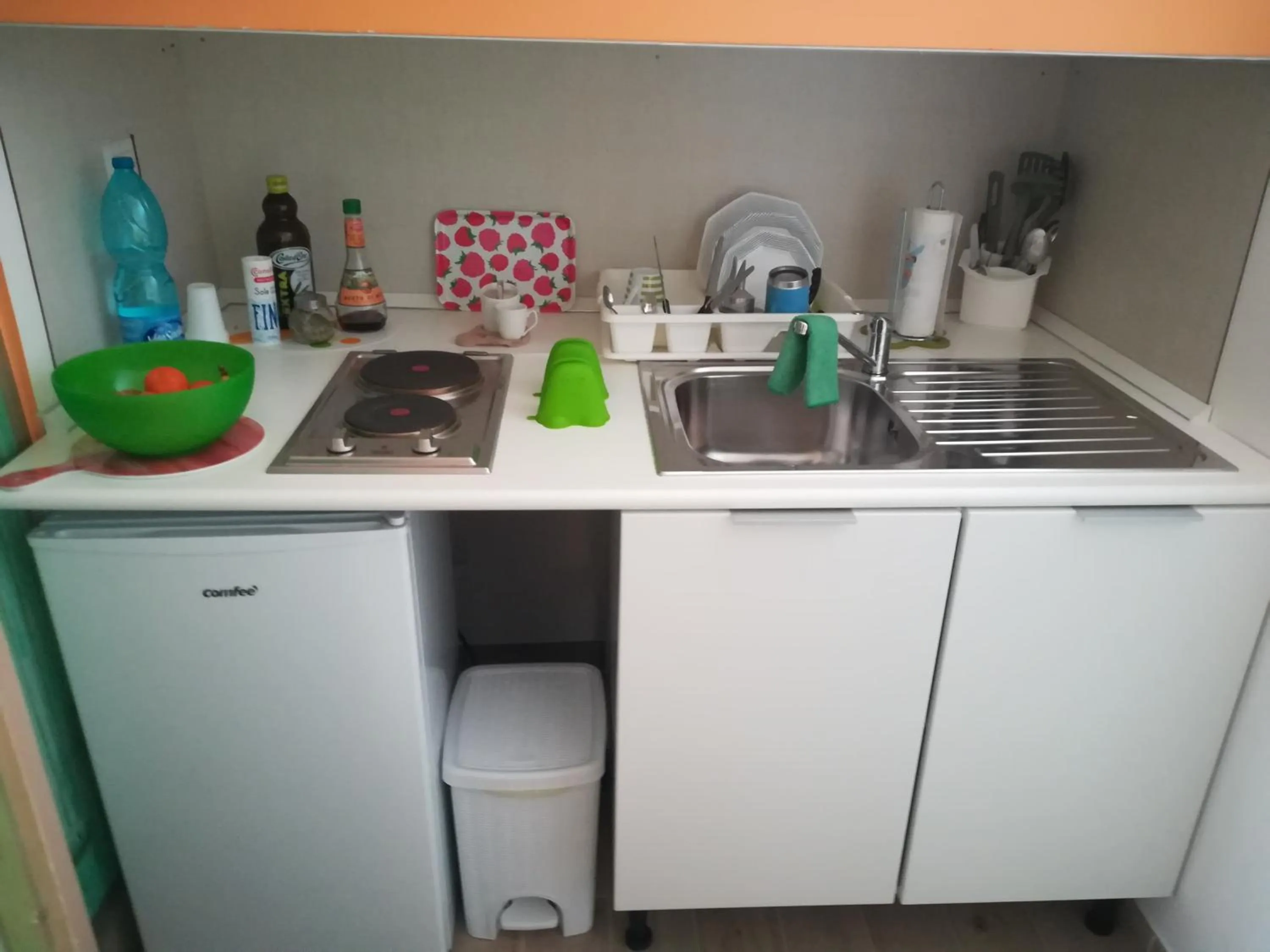 Kitchen or kitchenette in B&B Villa Jasiga