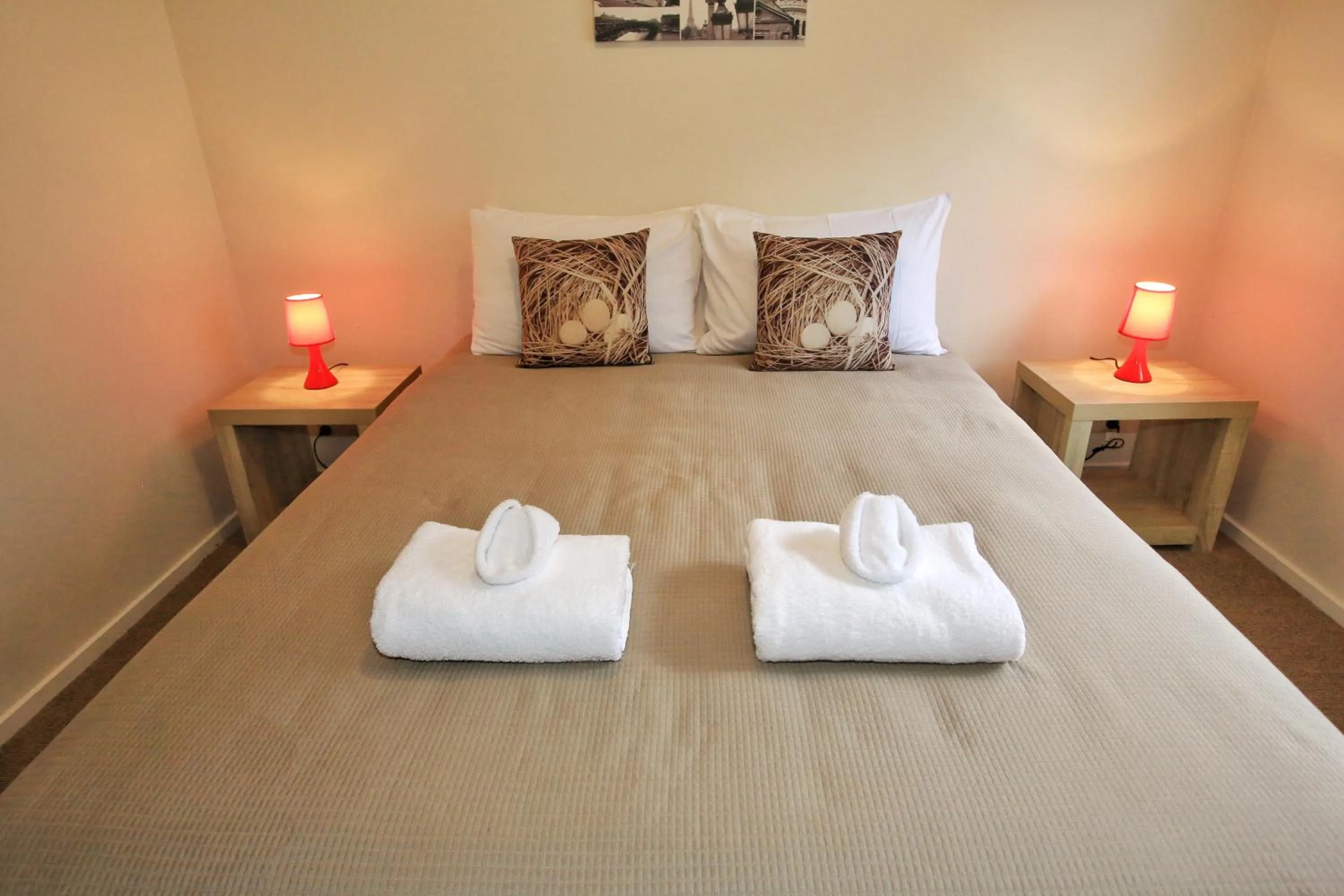 Bed in Franz Alpine Retreat