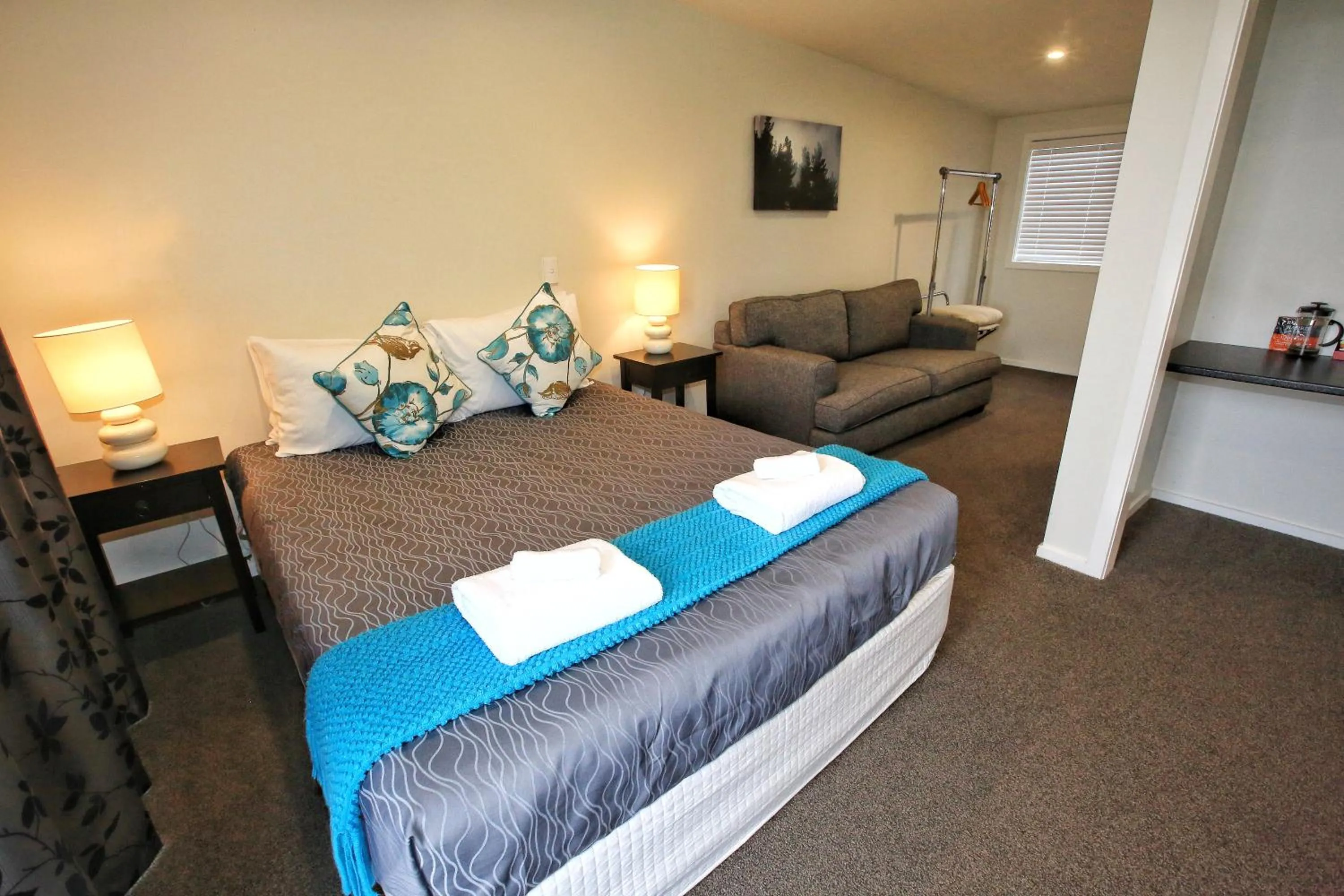 Bed in Franz Alpine Retreat