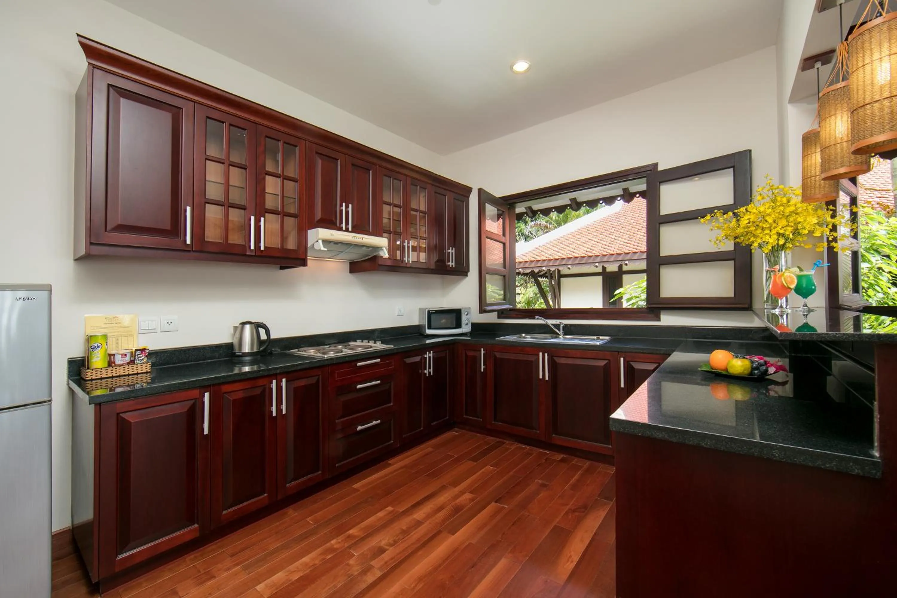 Kitchen or kitchenette in Son Tra Beach Resort & Spa Danang