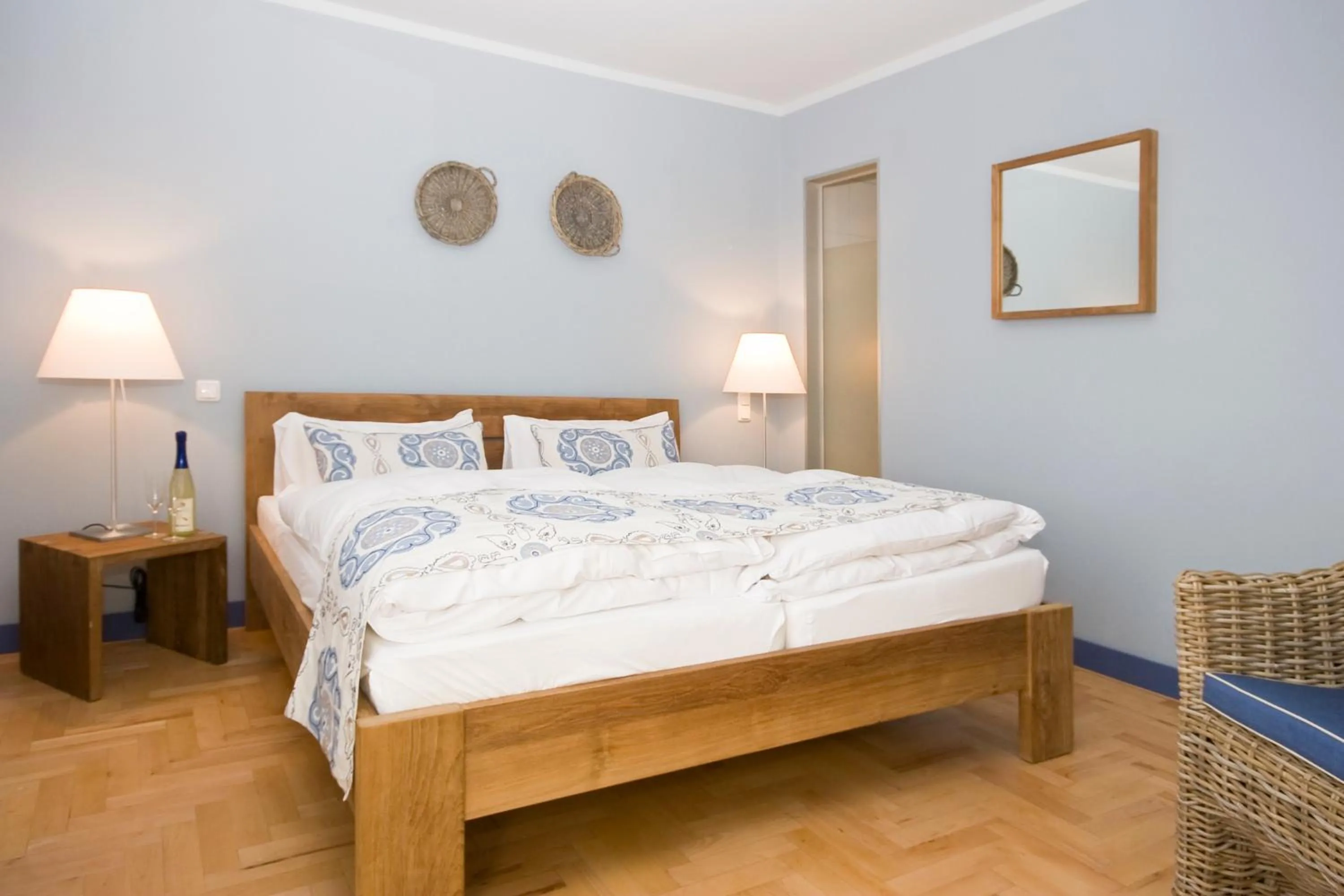 Bed in Hotel Viva Sky