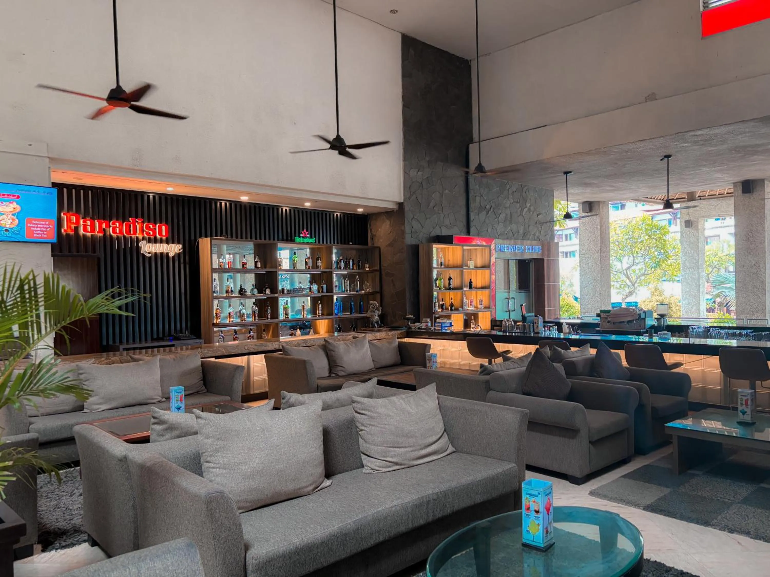 Seating area in Kuta Paradiso Hotel