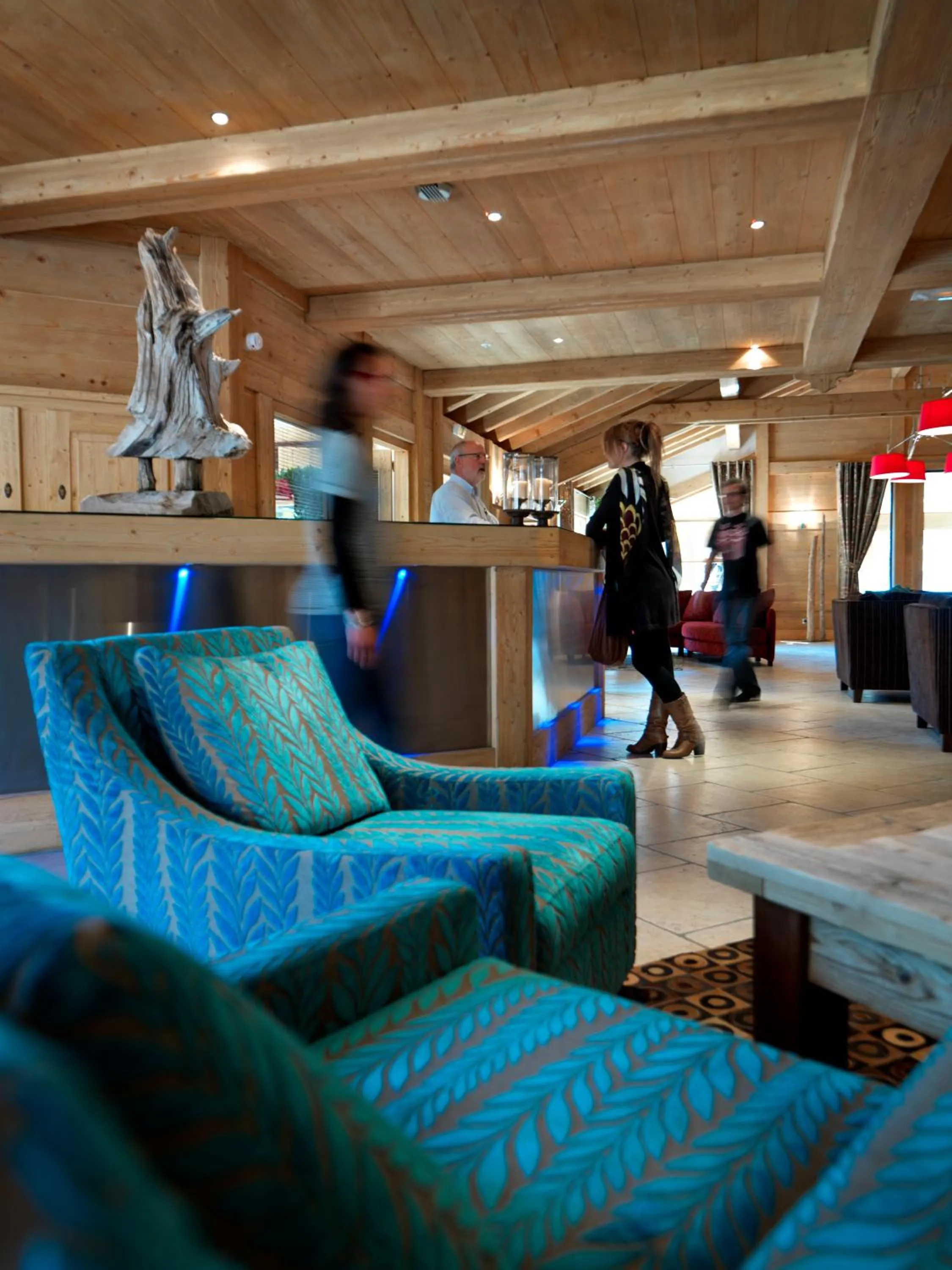 Lobby or reception in CGH Résidences & Spas La Reine des Prés