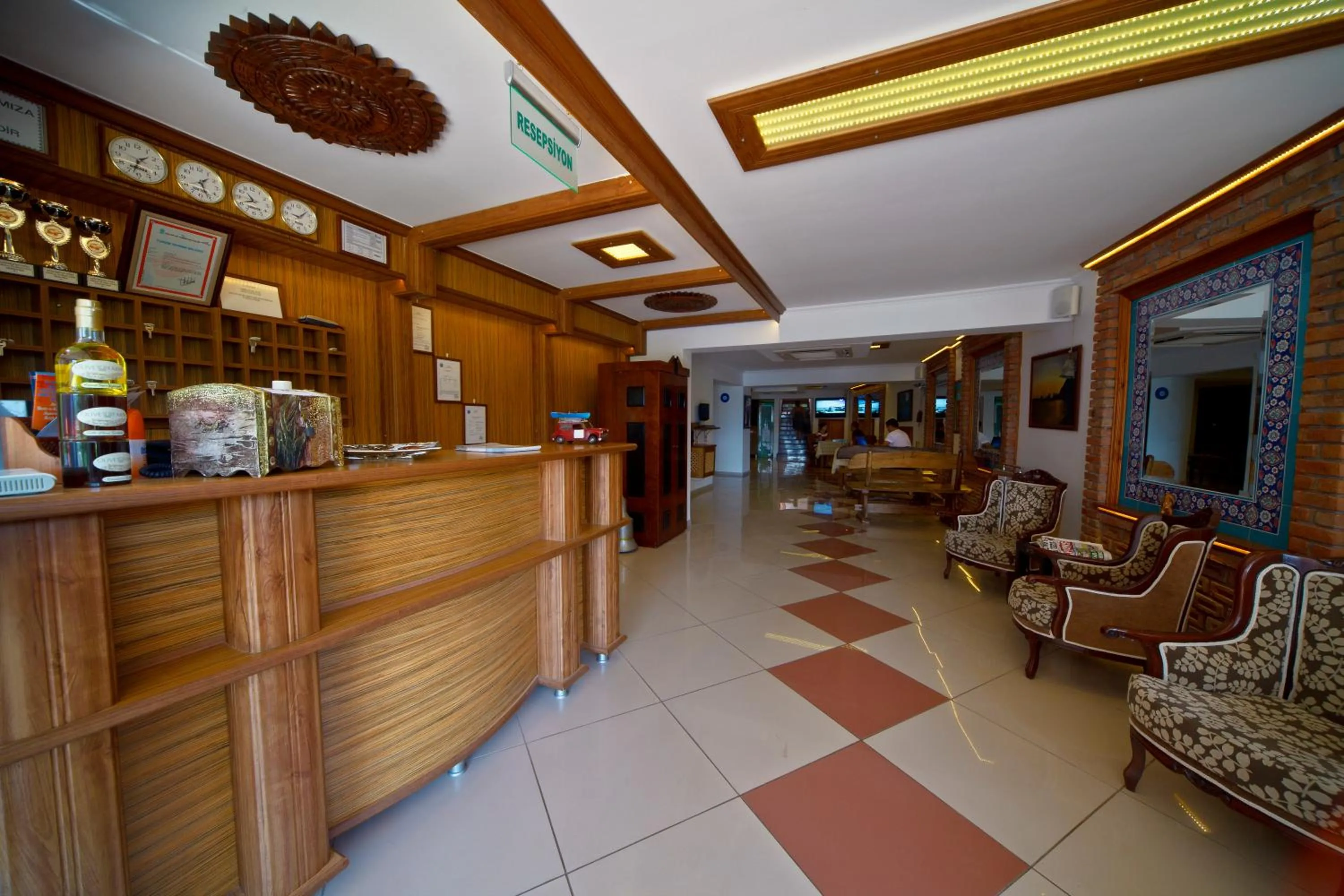 Lobby or reception in Hotel Azmakhan