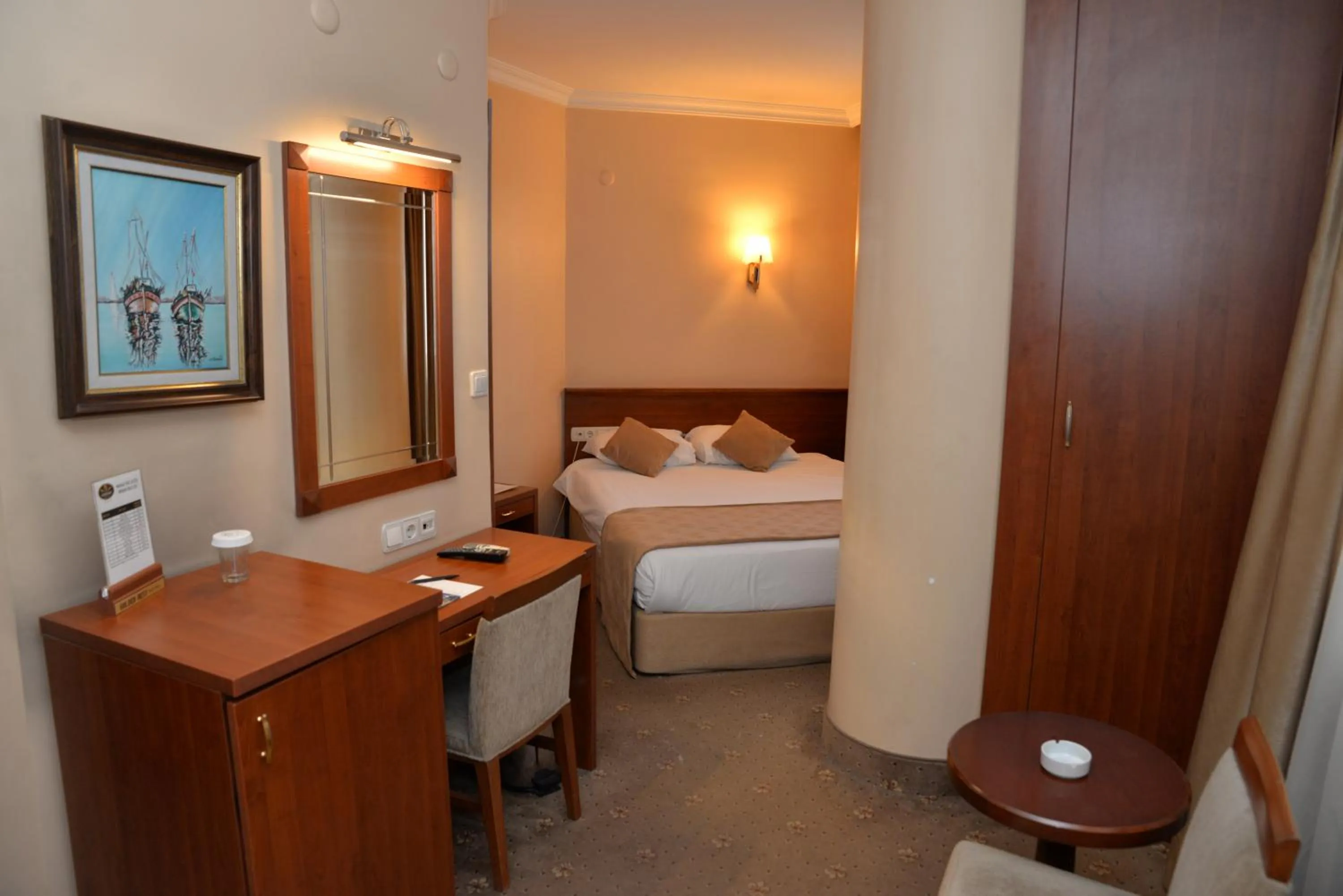 Decorative detail, Bed in Golden Siyav Hotel